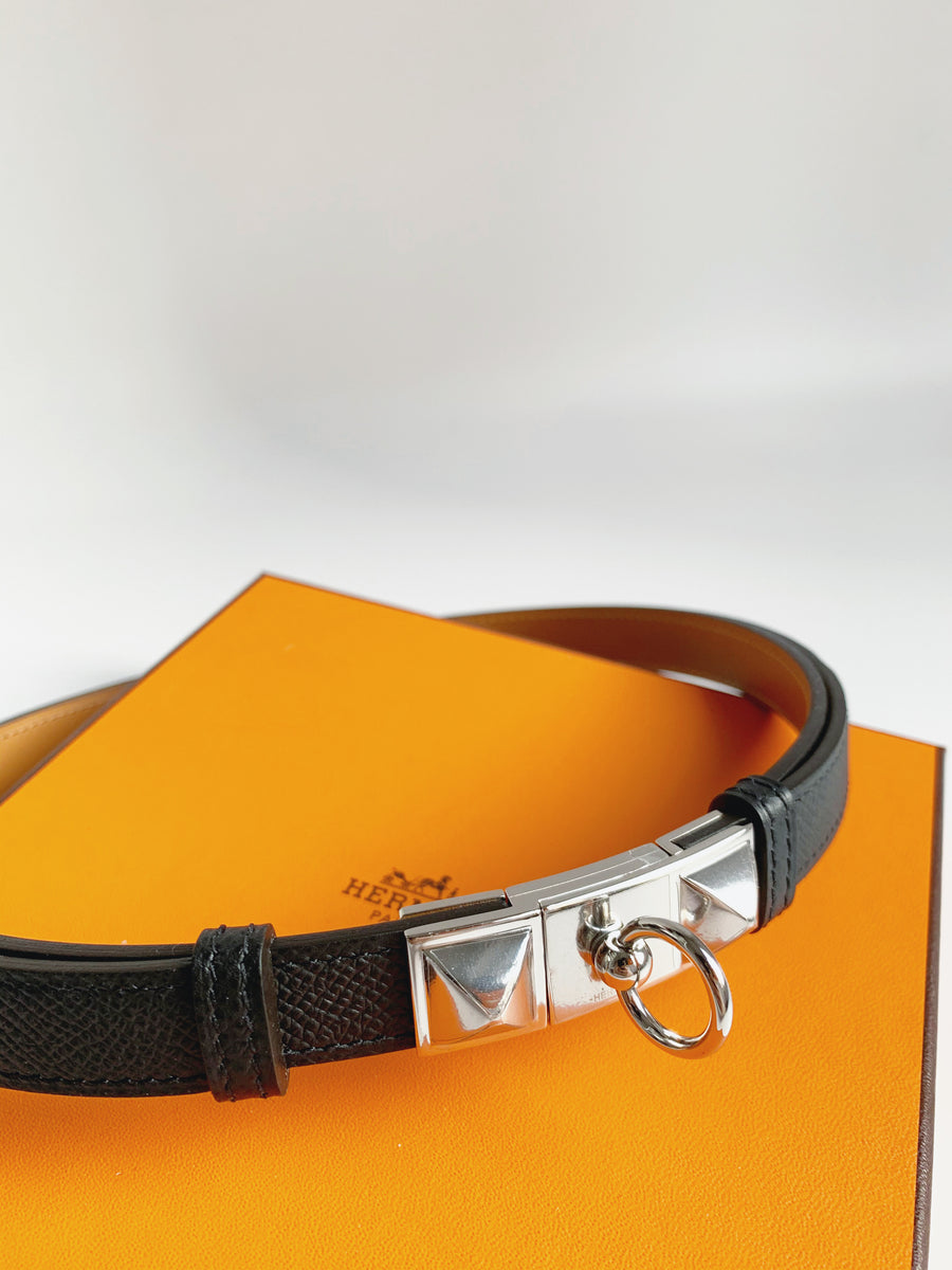 HERMÈS RIVALE 18 GOLD EPSOM LEATHER BELT – EYE LUXURY CONCIERGE