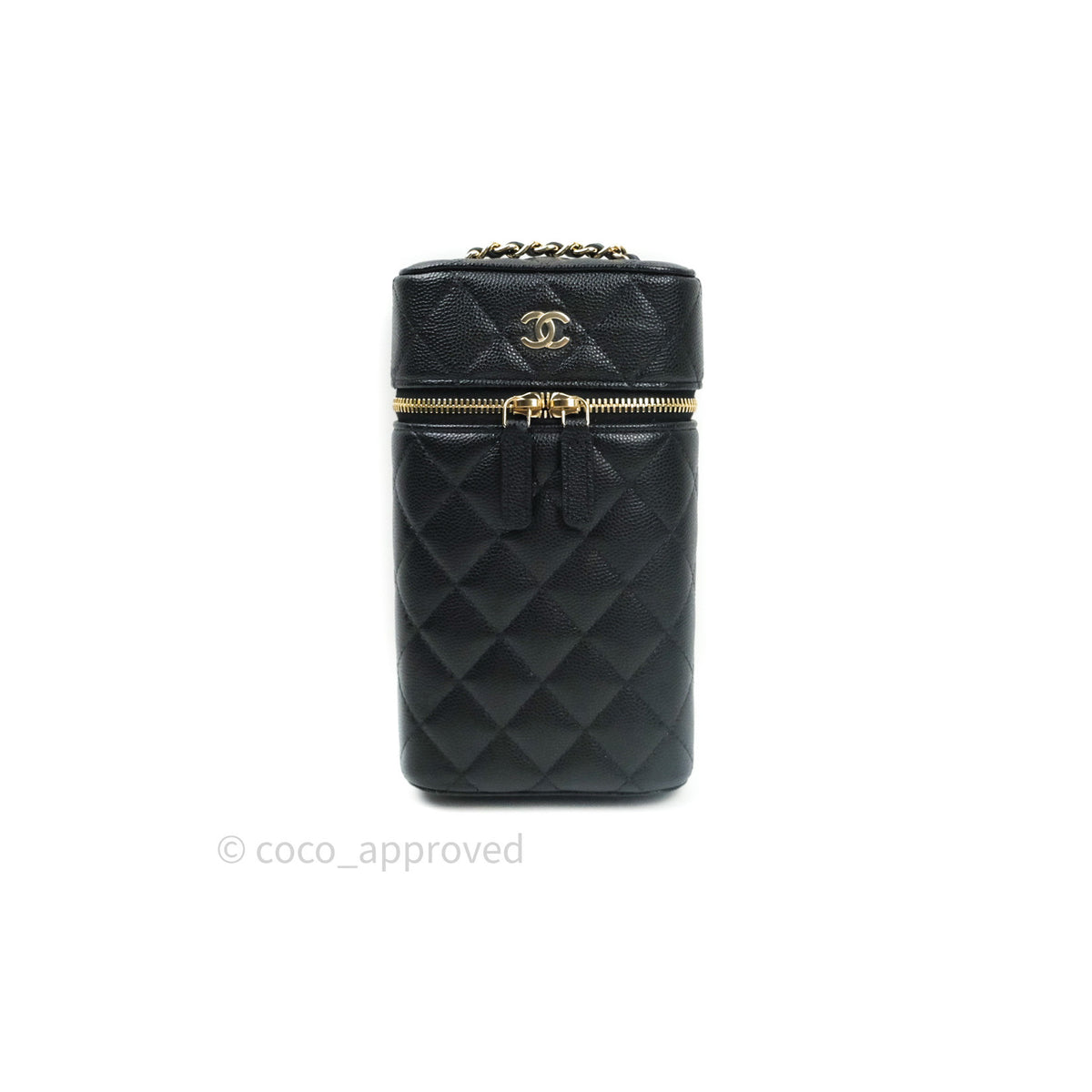 CHANEL PHONE HOLDER WITH CHAIN 21P