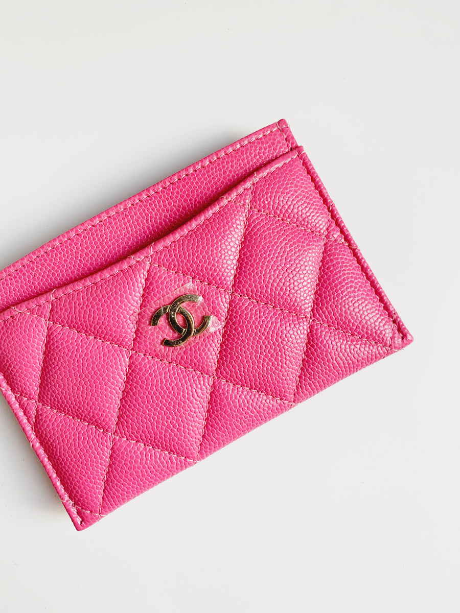 CHANEL Card Holder-Pink