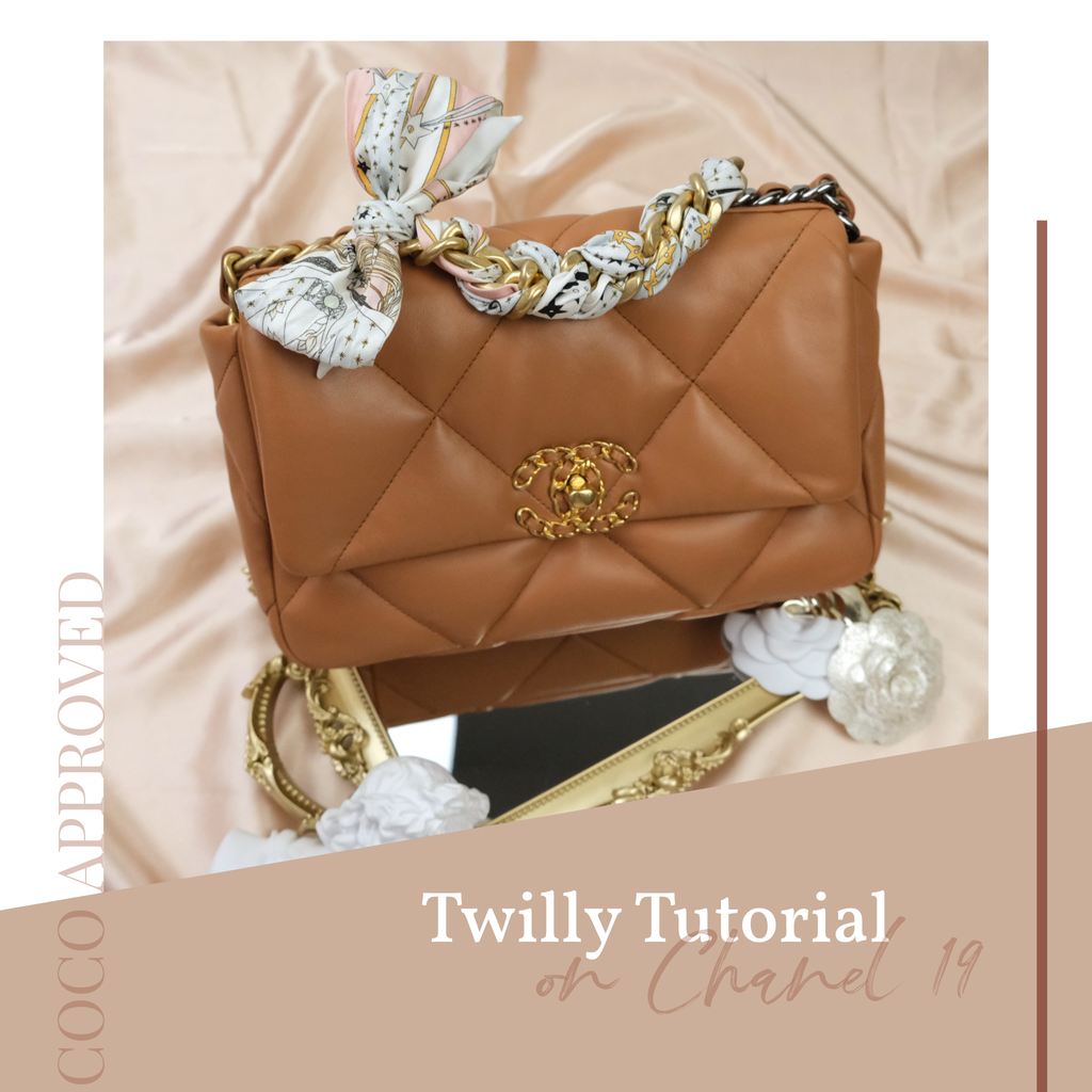 Turn Your Chanel 19 To A Unique Piece - Twilly Tutorial - Coco Approved Studio 