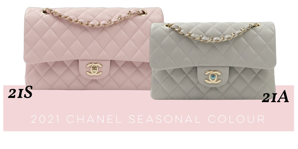 2021 Chanel seasonal colour (21S Lilac Rose Claire & 21A Light Grey)