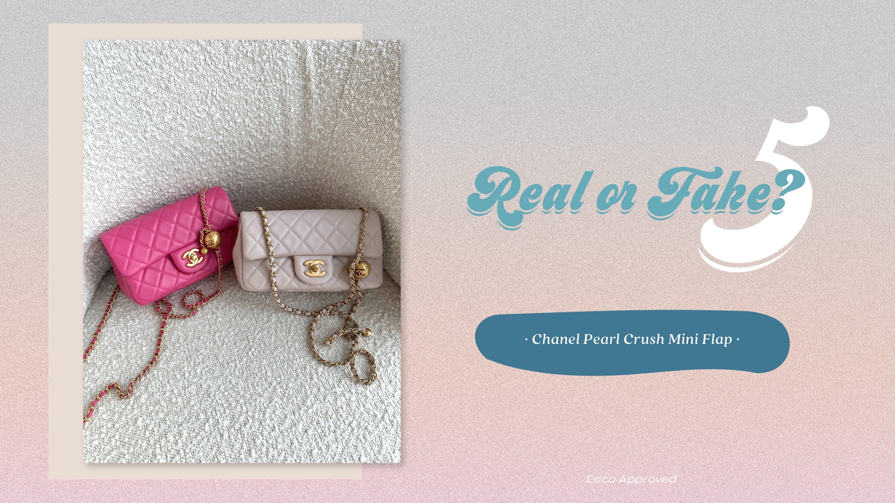 pink coco chanel bag authentic