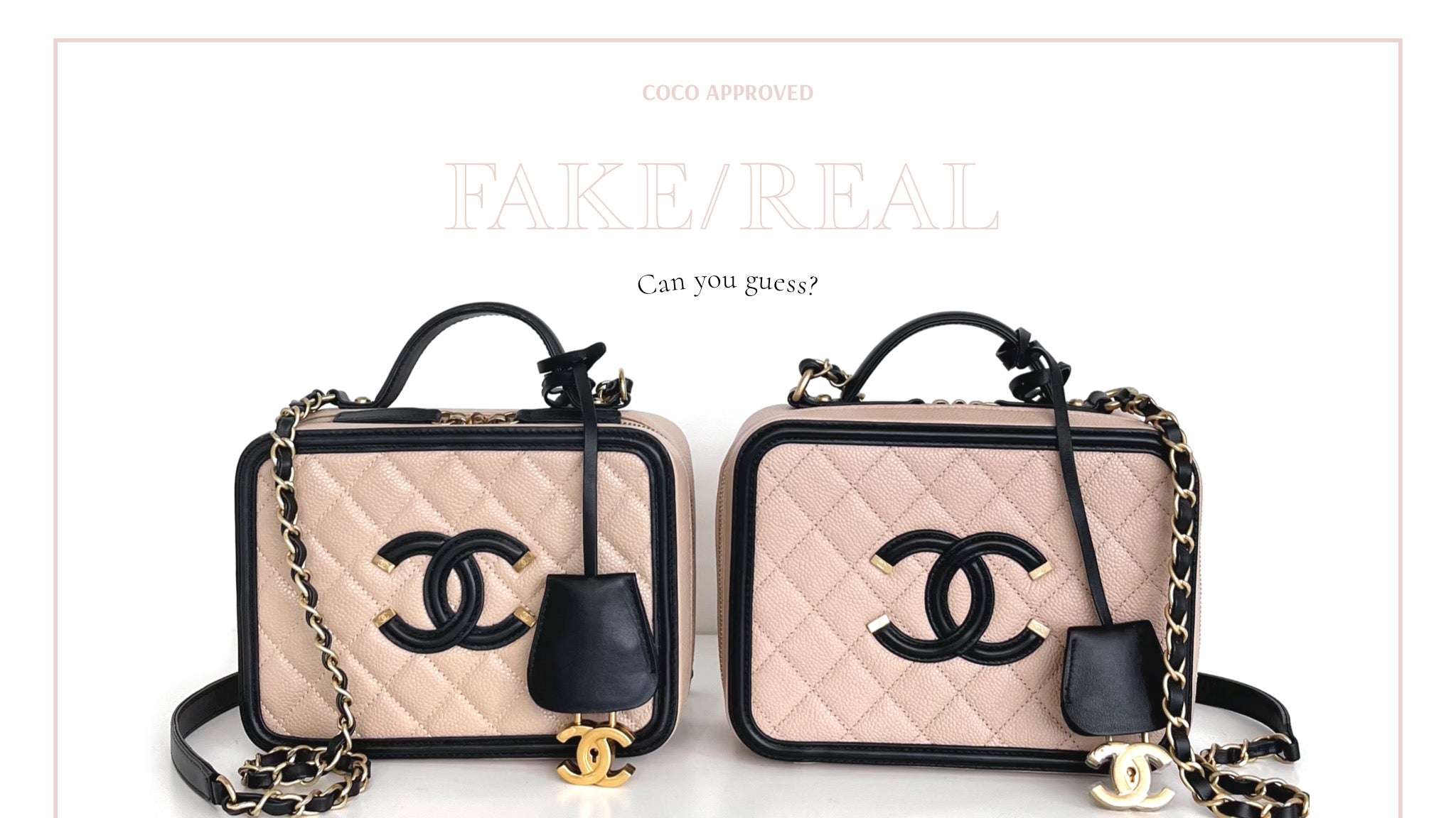 Could you tell which one is Real/Fake? Spot the Counterfeit! – Coco  Approved Studio