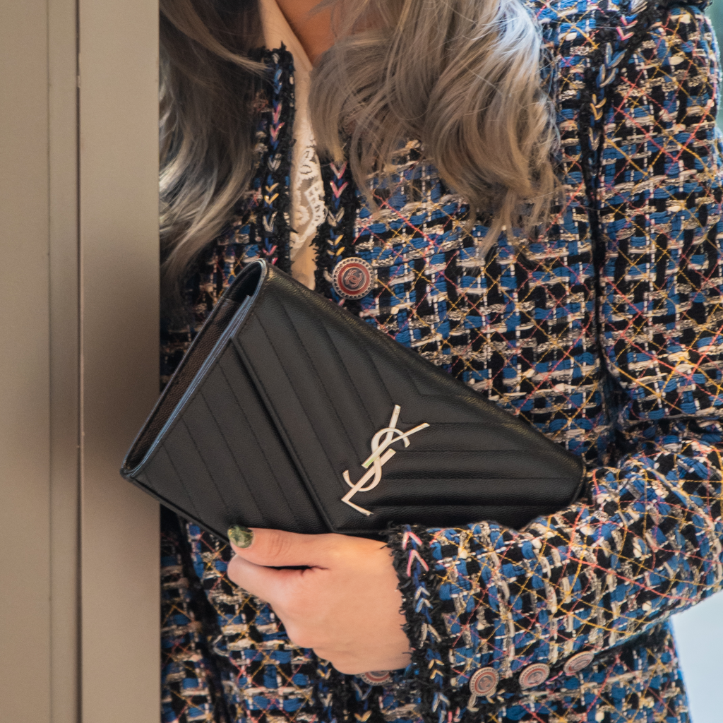 Ysl caviar 2025 leather bag