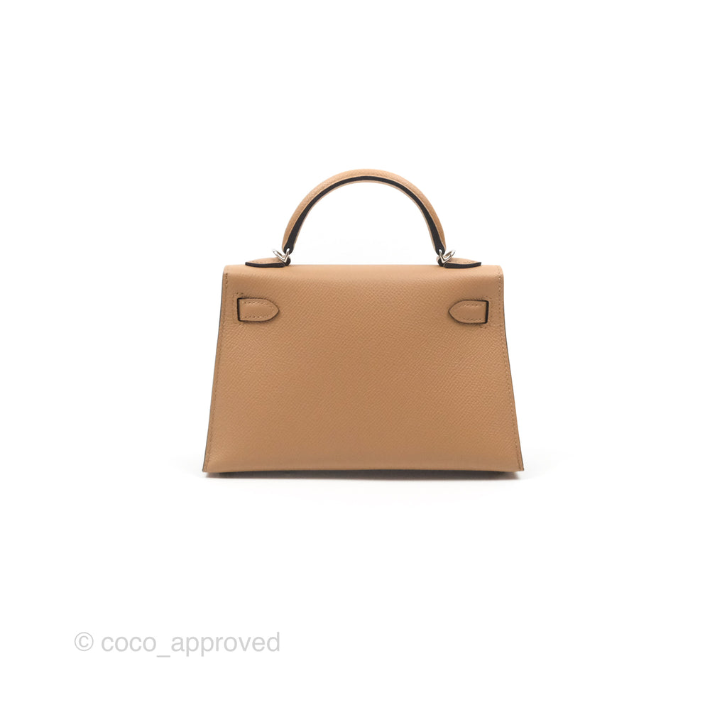 Hermès Mini Kelly II Chai 0M Epsom Palladium Hardware