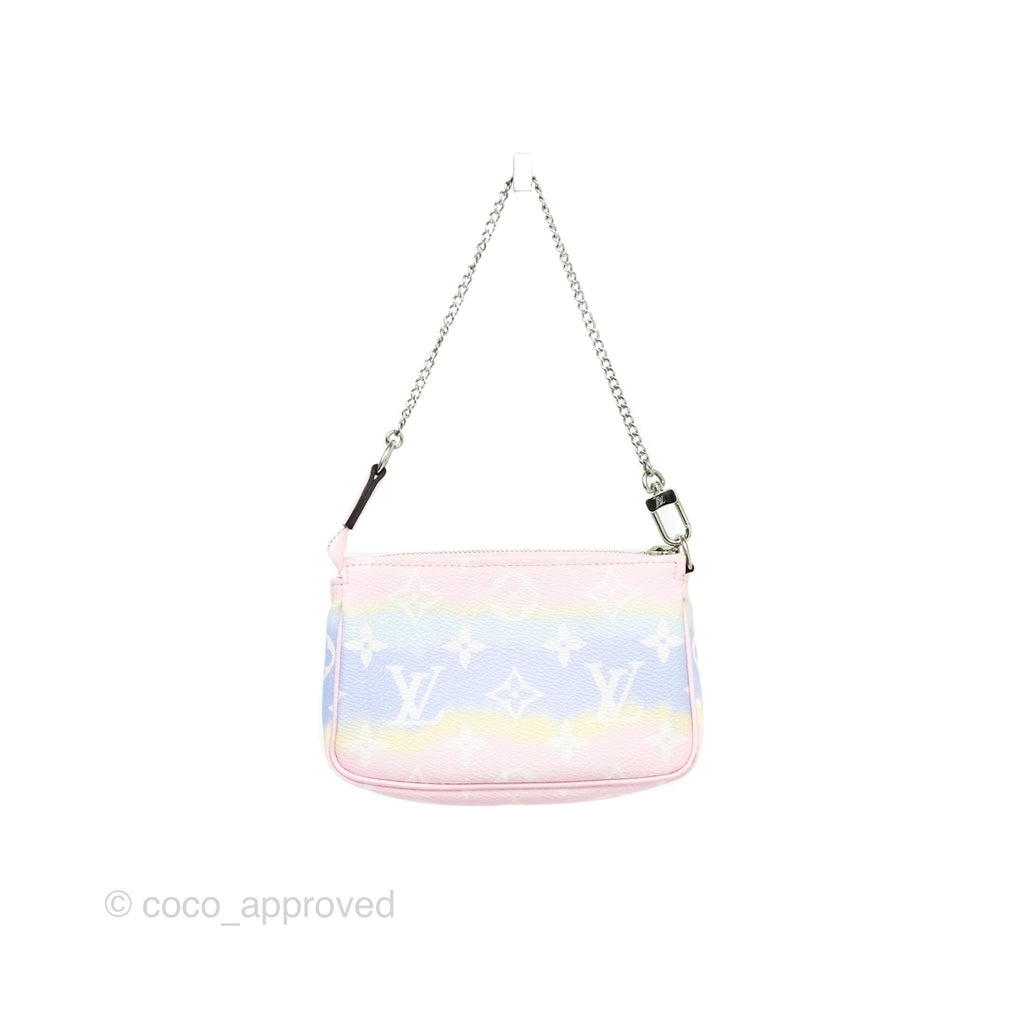 Louis Vuitton Mini Pochette Accessories Escale Pastel Monogram