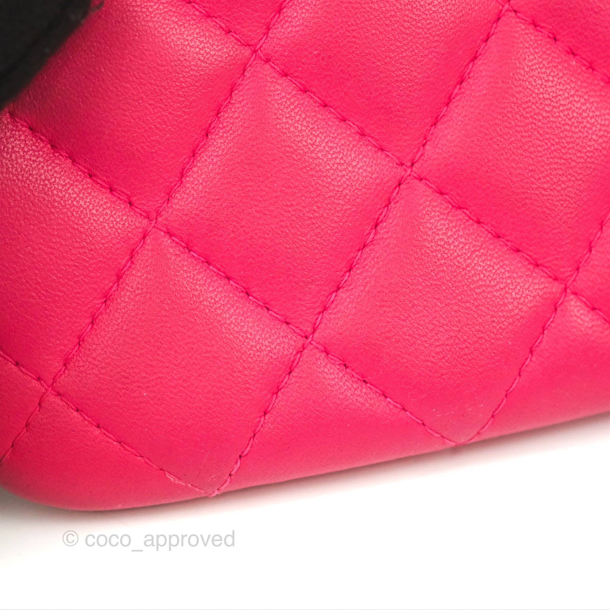 Chanel Quilted Mini O Case Pink Lambskin Silver Hardware – Coco Approved  Studio