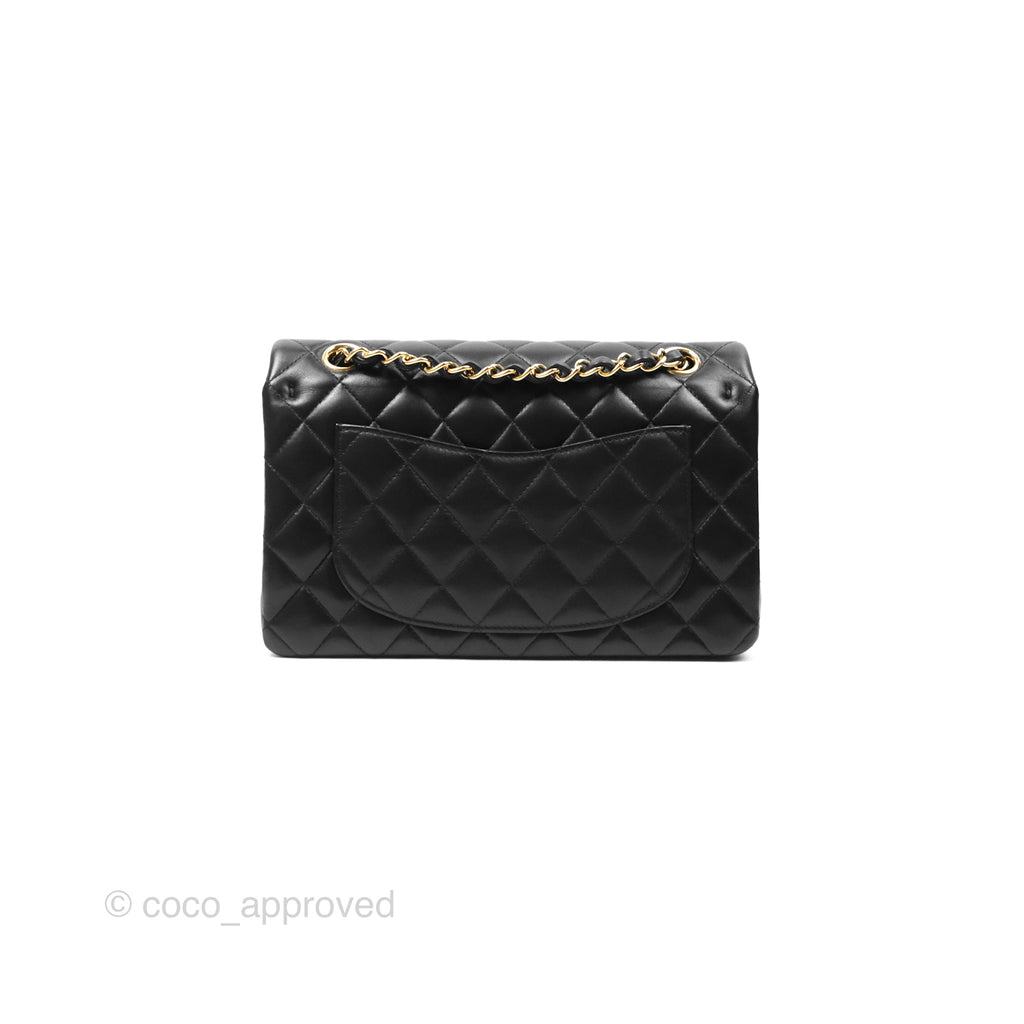 Chanel Small S/M Classic Flap Black Lambskin Gold Hardware