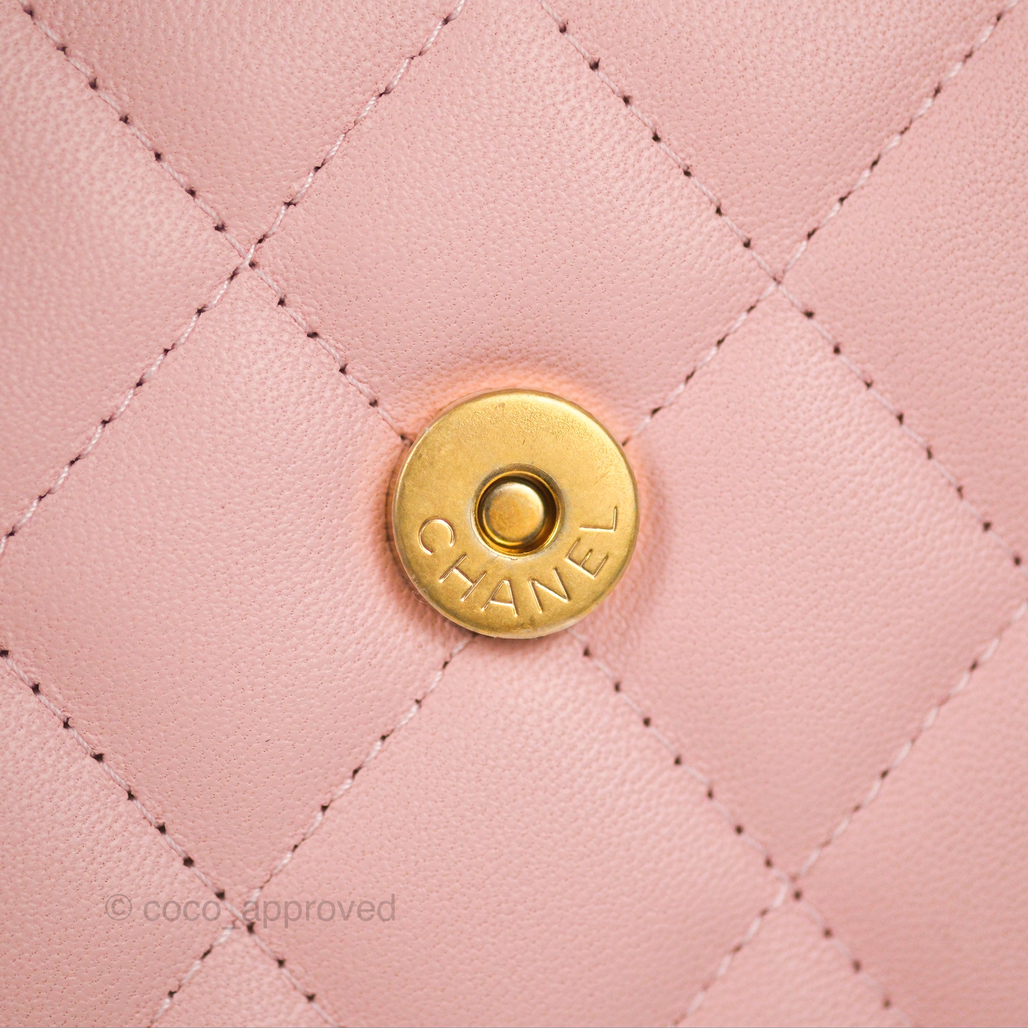 pink chanel bag with silver hardware purse
