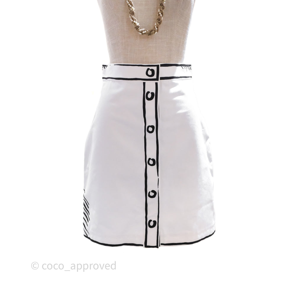 Fendi Roma Joshu White Skirt