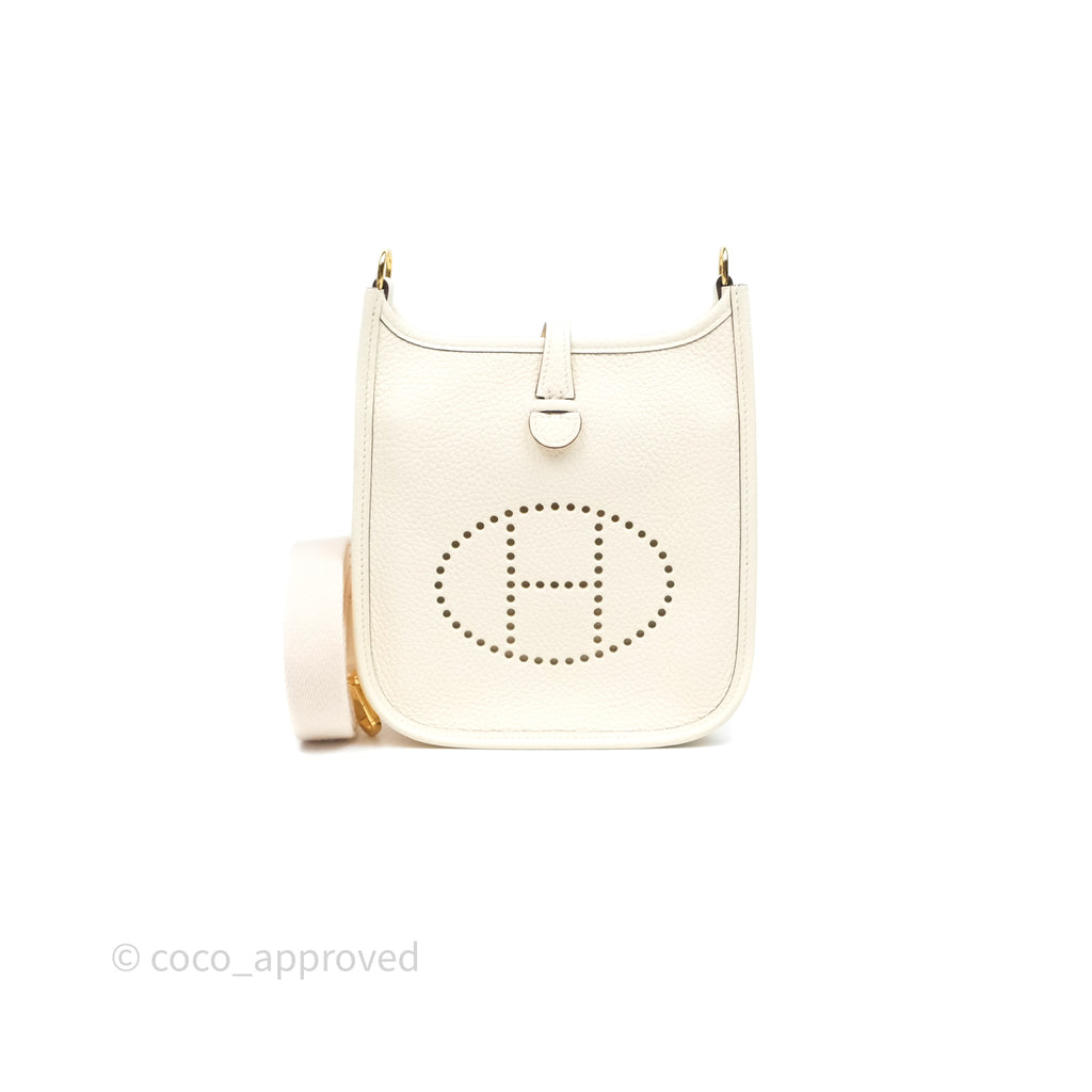 Hermès Mini Evelyne 16 Nata I2 Clemence Gold Hardware