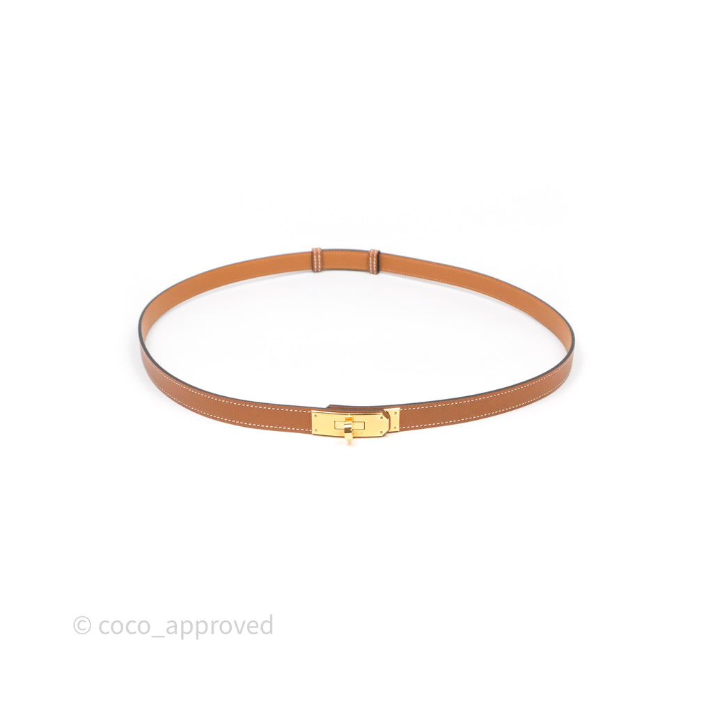 Hermès Kelly Buckle Belt Gold Epsom Gold Hardware