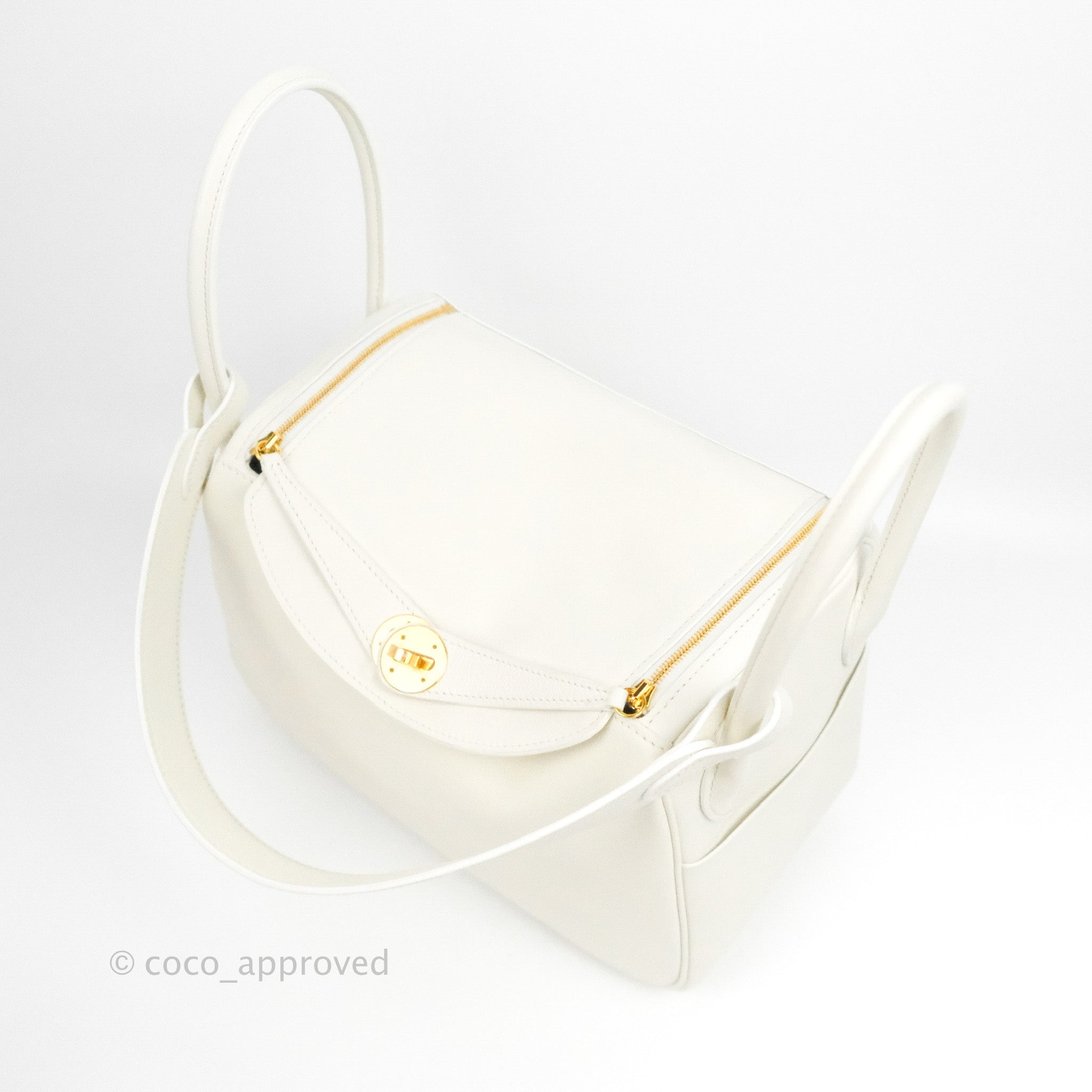 Hermès Rouge Sellier Evercolor Lindy 26 Gold Hardware, 2022
