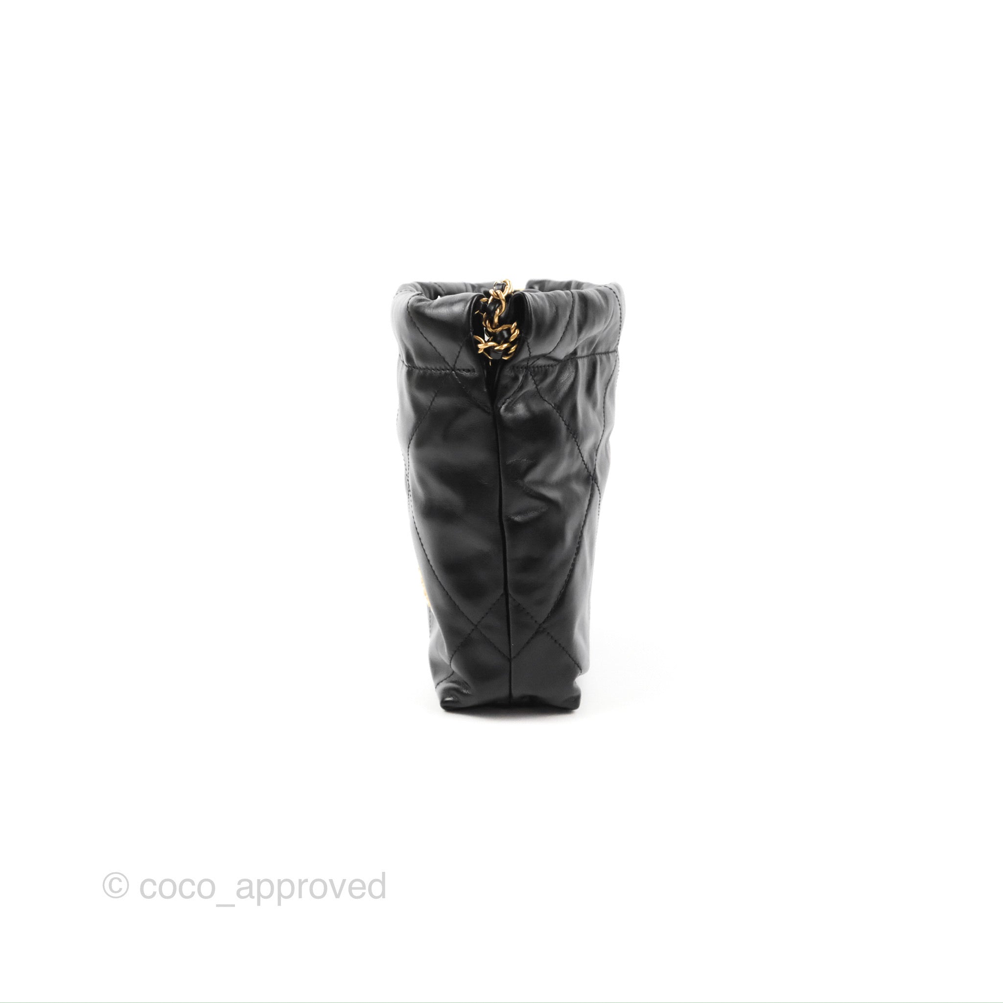 Chanel 22 Mini Bag White Crumpled Calfskin – Coco Approved Studio