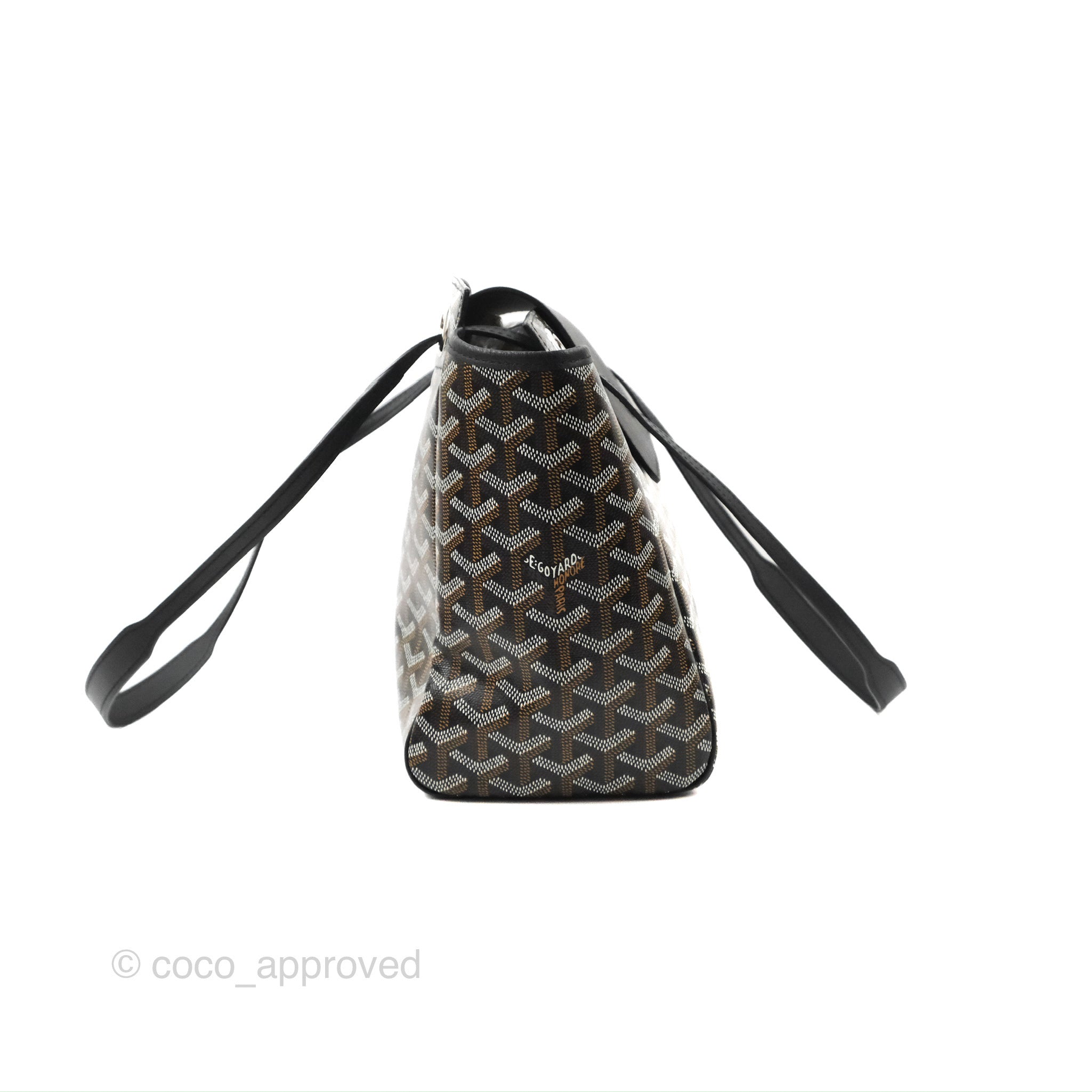 Goyard Rouette Structuré Mini Bag (Black/Tan)