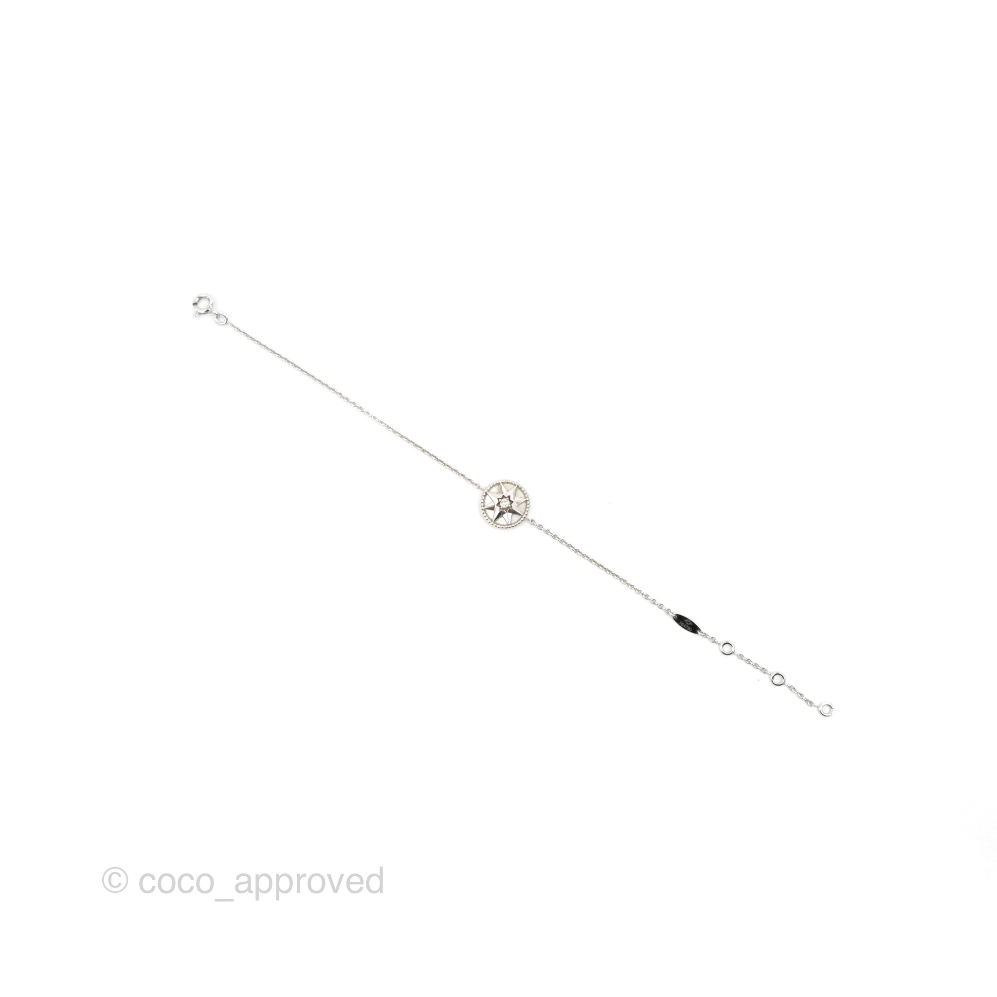 Christian Dior Bracelet Rose Des Vents JRDV95001 White Shell