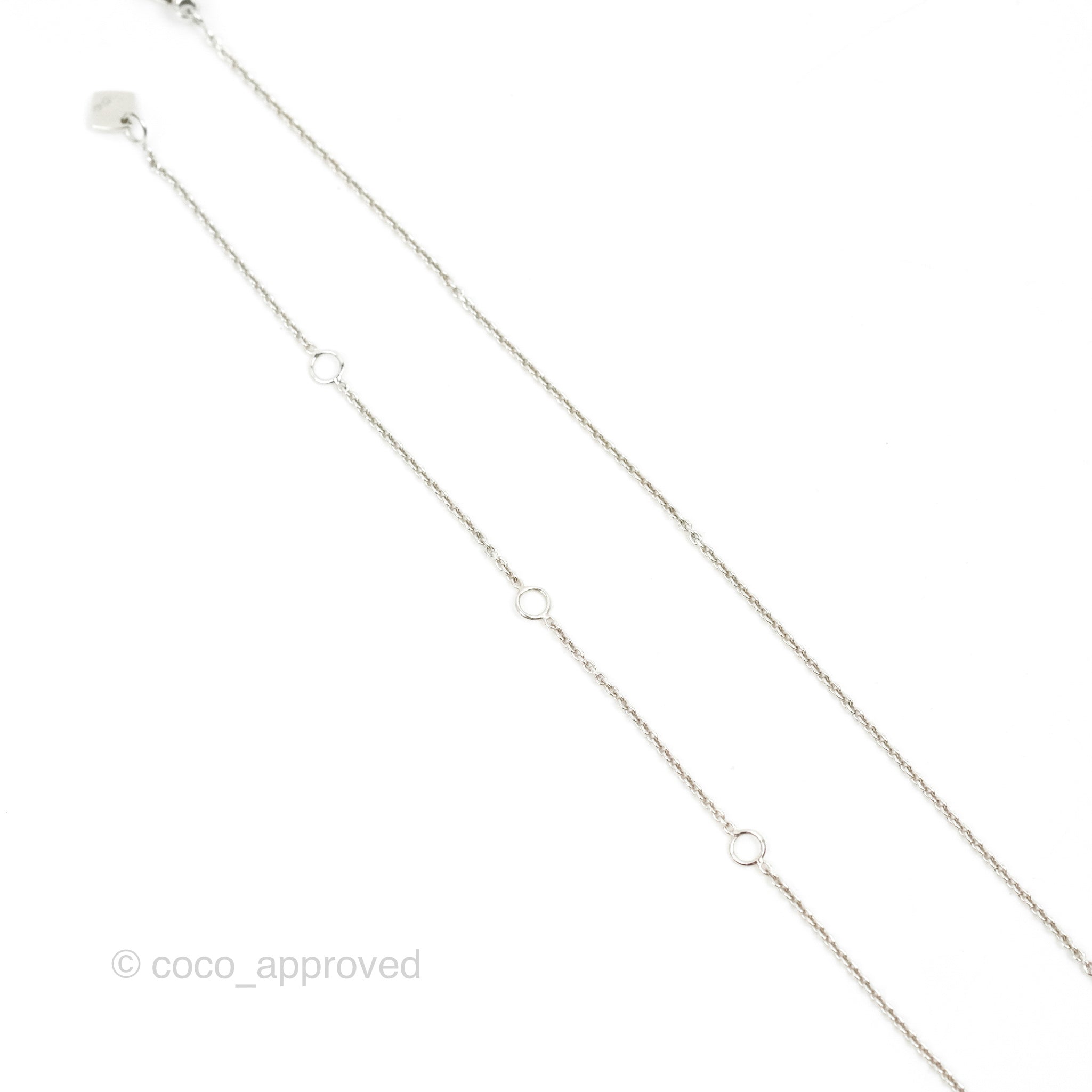 Chanel Coco Crush Necklace 18K White Gold – Coco Approved Studio