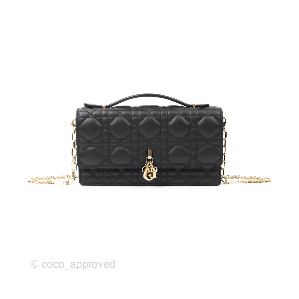 Dior Miss Dior Mini Bag Black Cannage Lambskin