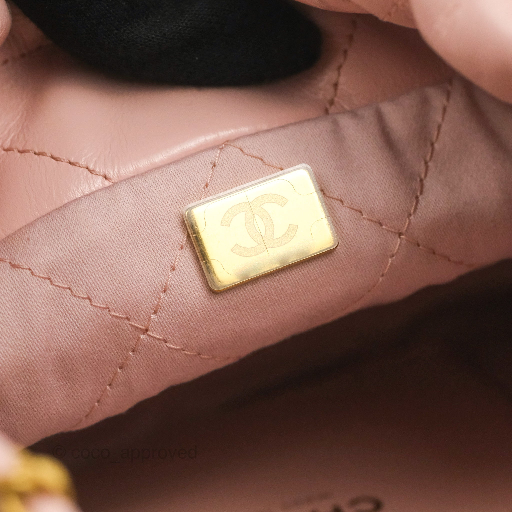 Chanel Mini 22 Bag Pink Calfskin Gold Hardware – Madison Avenue Couture