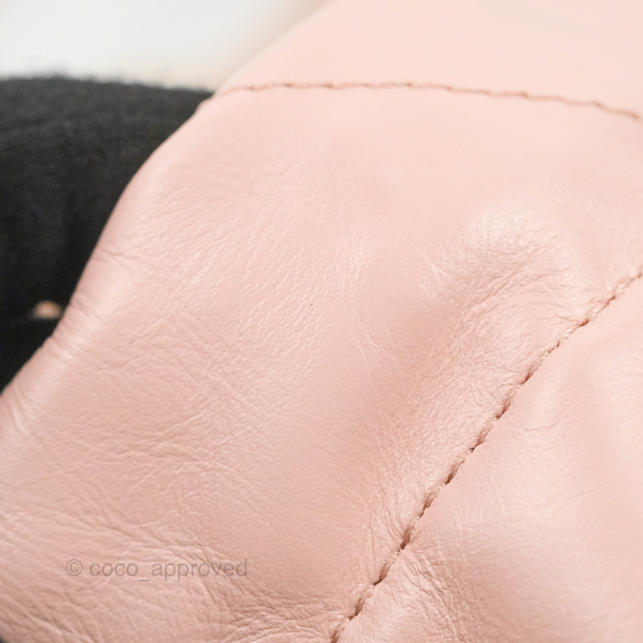 Chanel 22 Mini Bag Pink Shiny Crumpled Calfskin – Coco Approved Studio