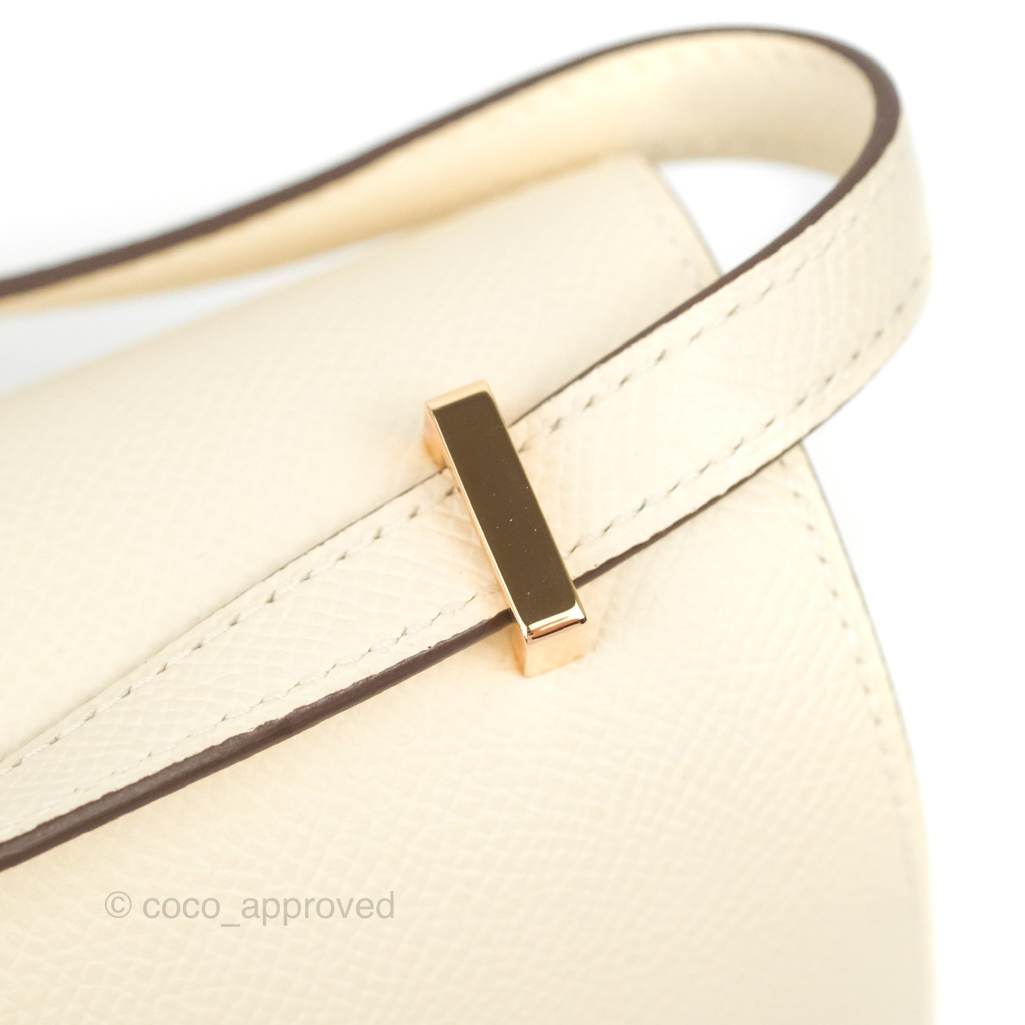 Hermès Constance Mini 18cm Nata Epsom Rose Gold Hardware – Coco Approved  Studio