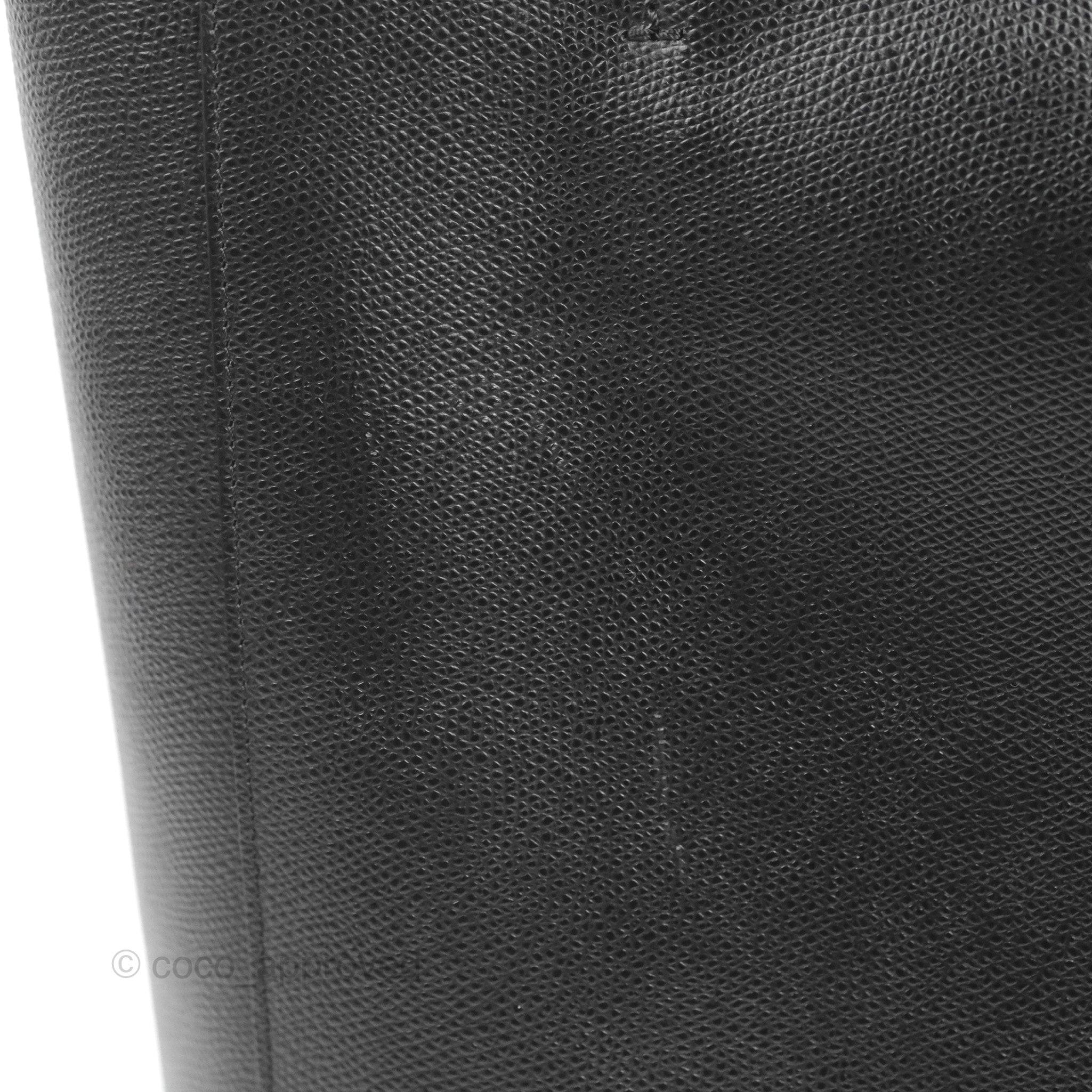 Céline Vertical Cabas Small Black Cream Leather ref.811790 - Joli
