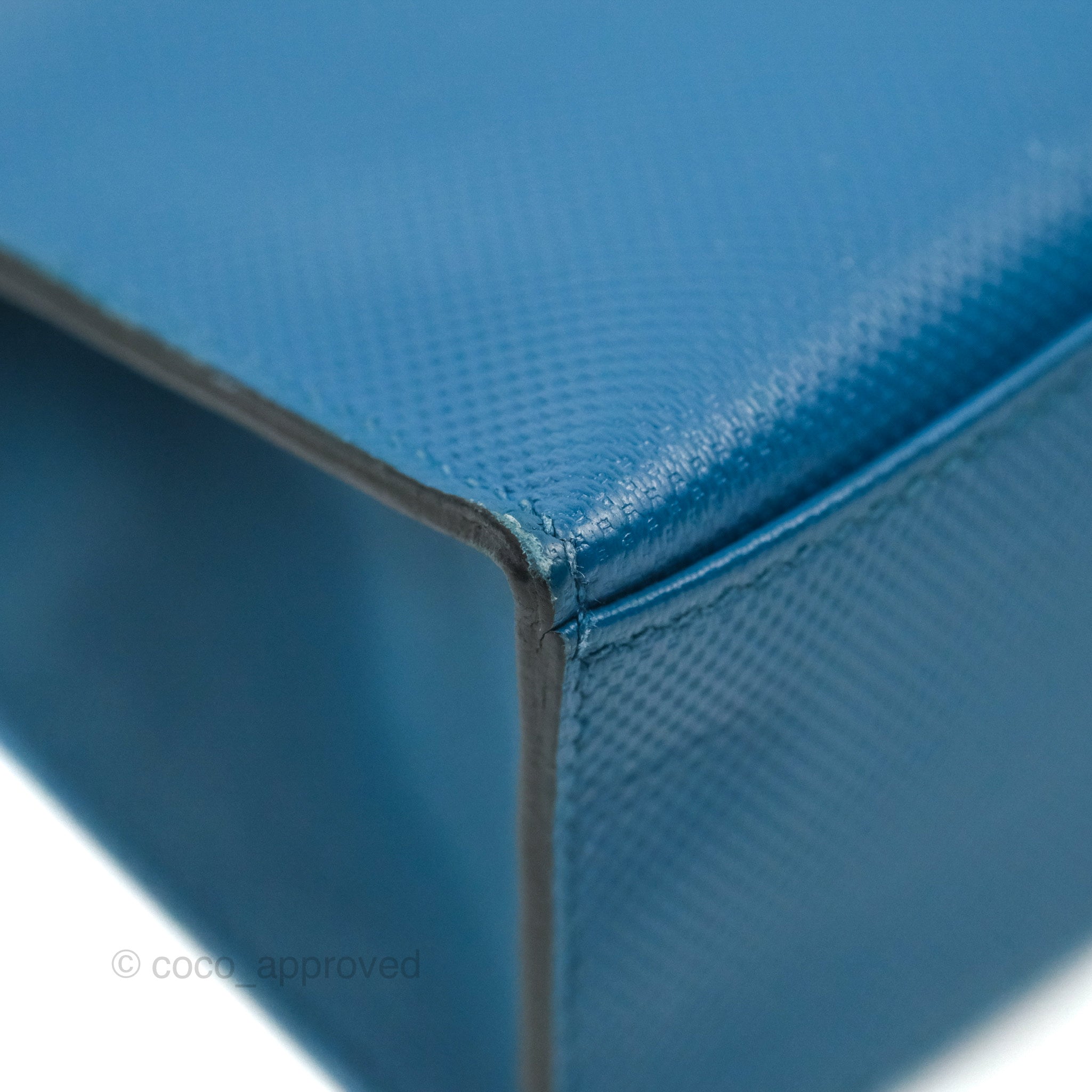 Hermes Blue Paon Mini Kelly Pochette Clutch Handbag Lagon Lagoon – MAISON  de LUXE