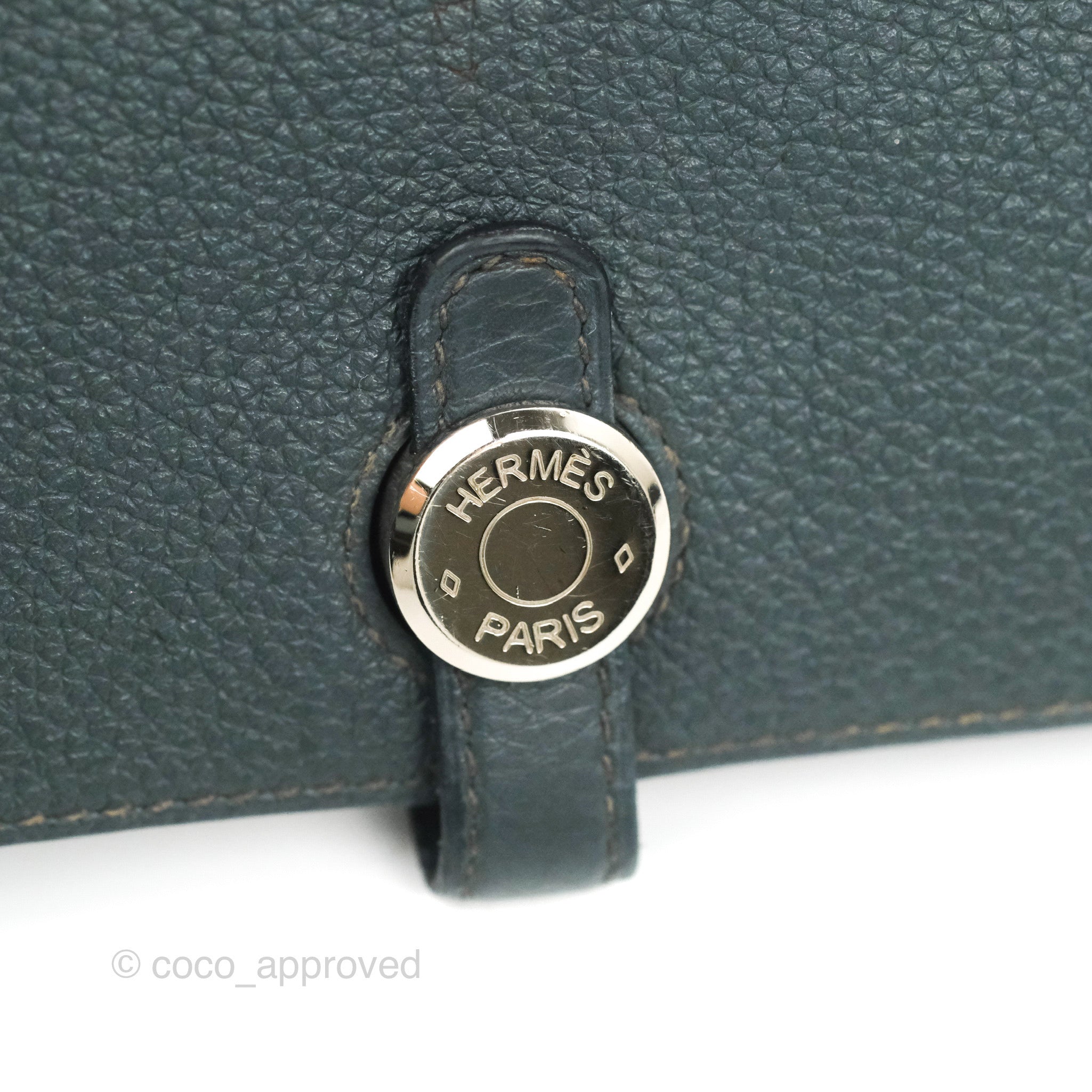 Hermes Dogon Compact Togo Wallet Auction