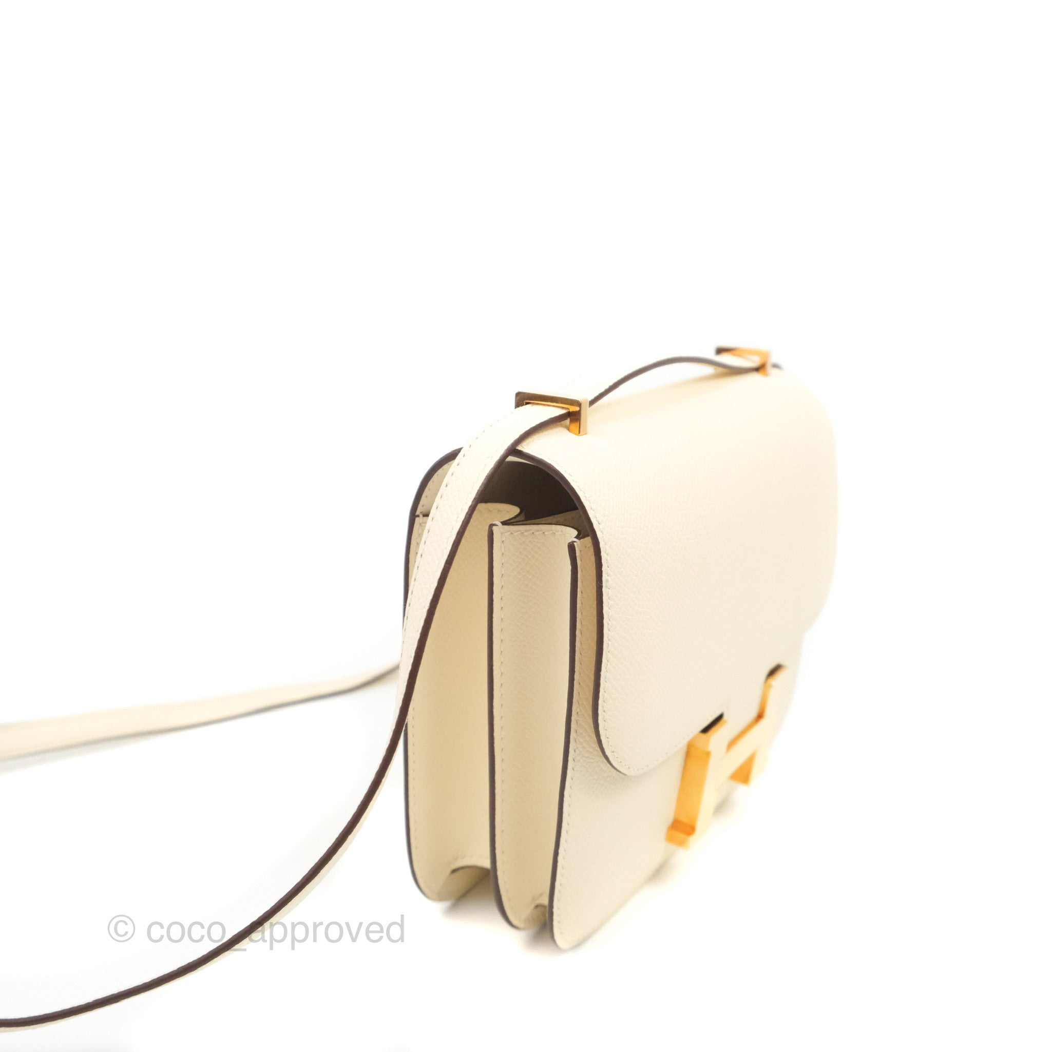 Hermès Constance Mini 18cm Nata Epsom Rose Gold Hardware – Coco Approved  Studio