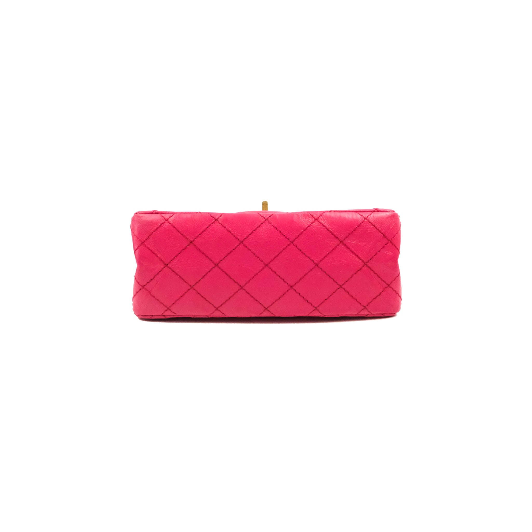 Chanel Mini Reissue 224 Fuschia Pink Aged Calfskin Aged Gold Hardware – Coco  Approved Studio