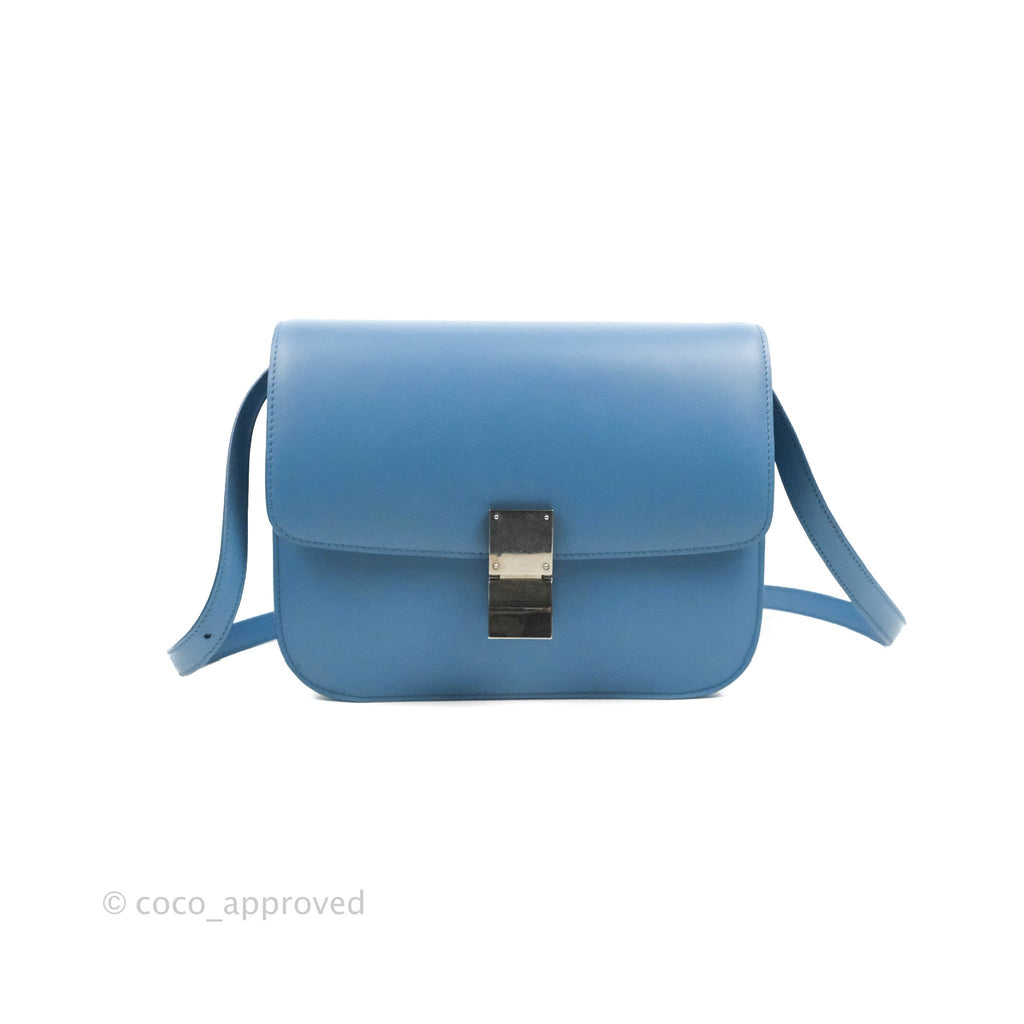 Celine Small Classic Box Leather Flap Shoulder Bag