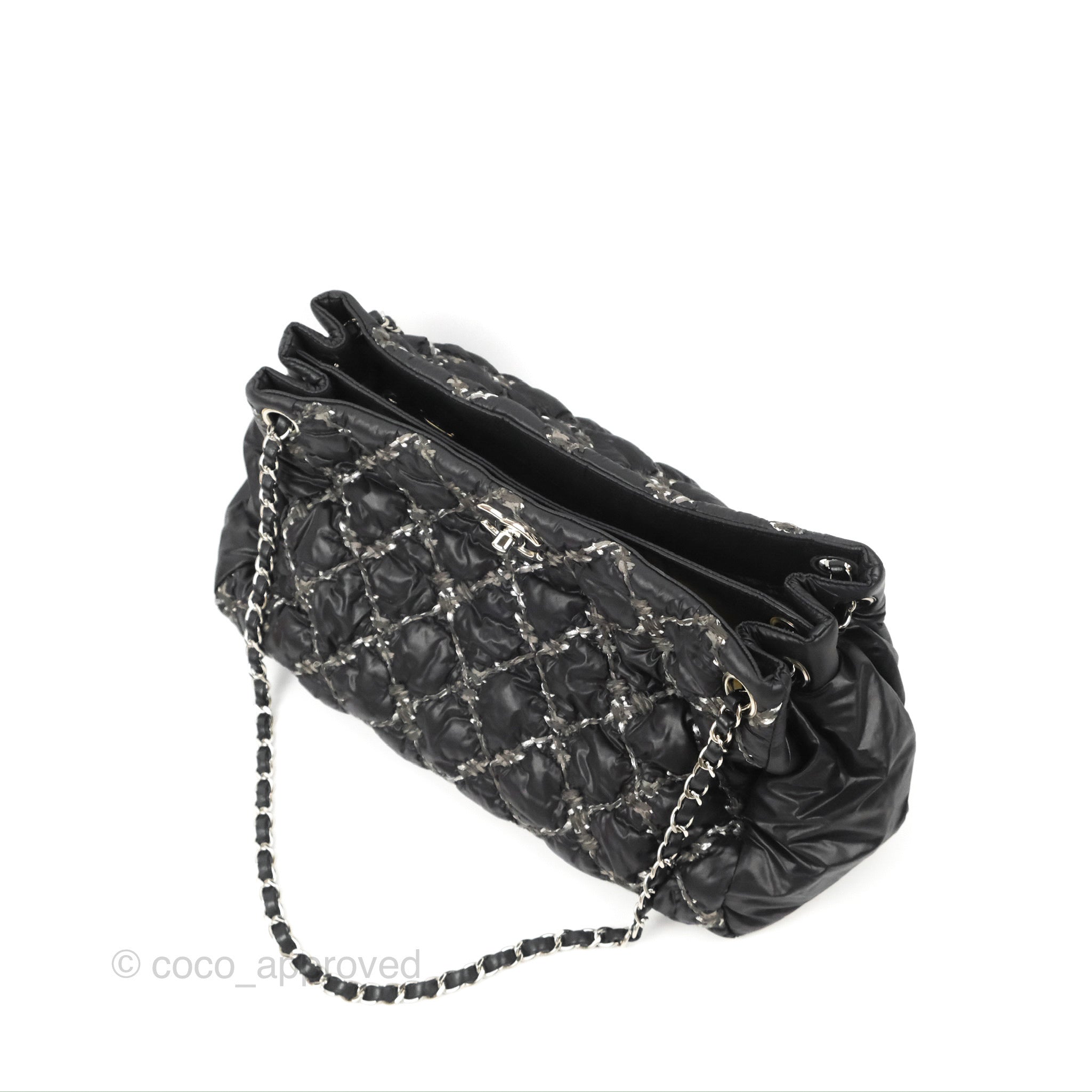Chanel Tote Bag Black Nylon