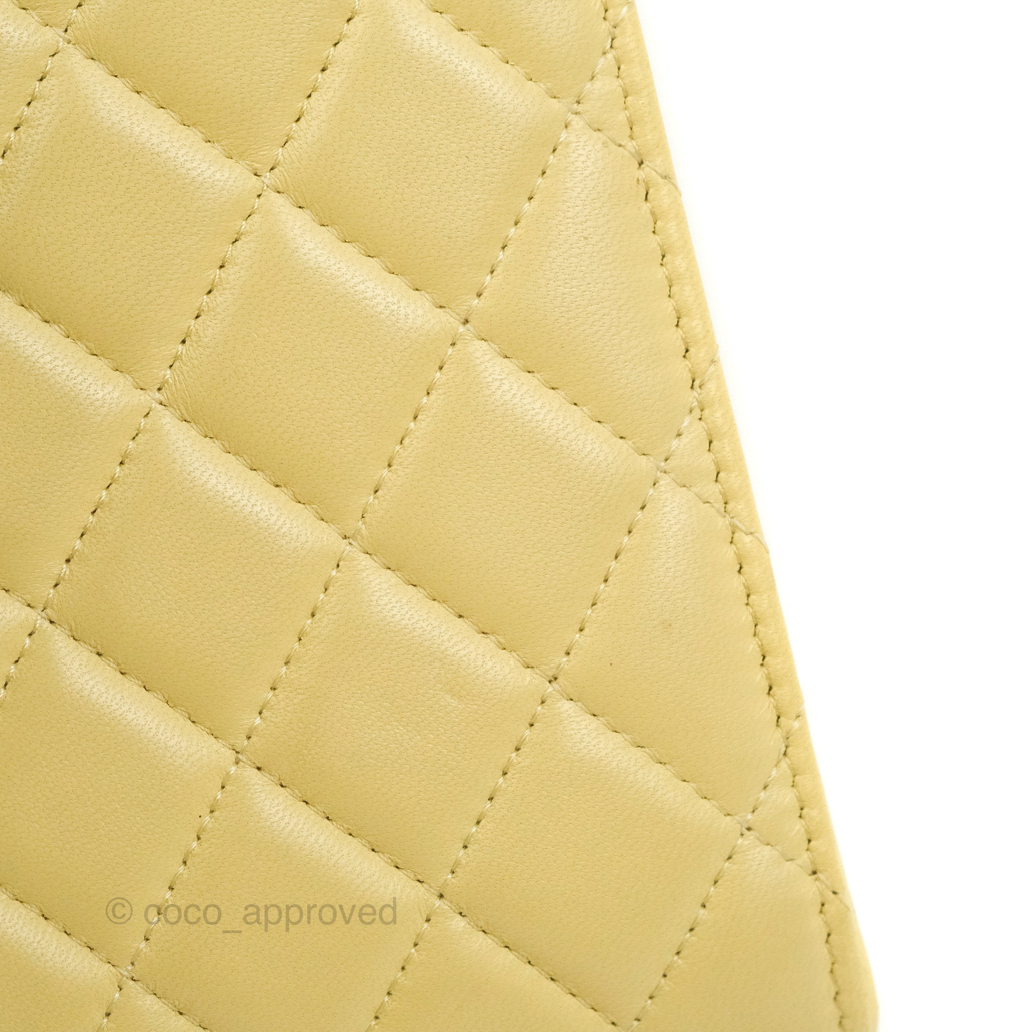 chanel wallet yellow