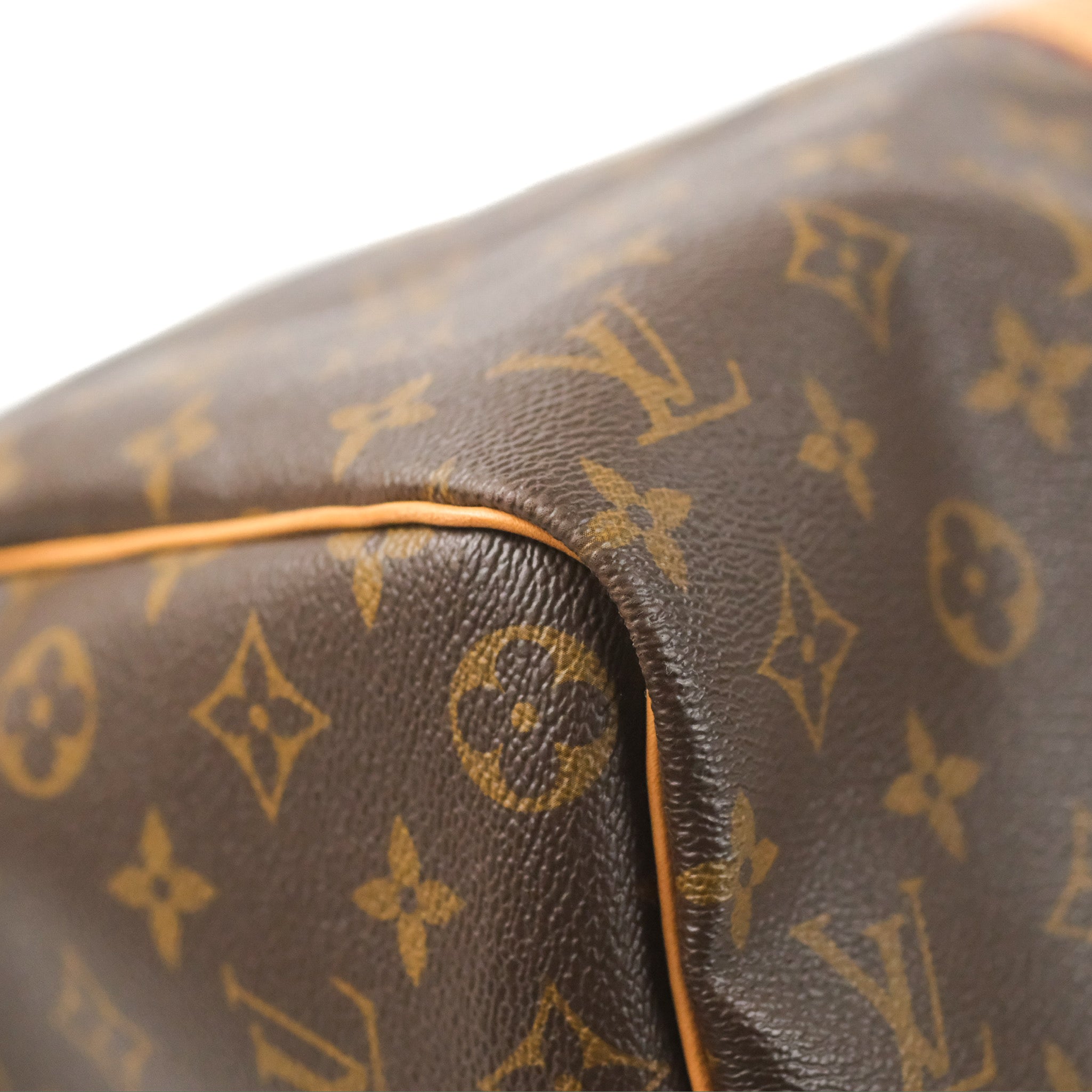 Sold at Auction: Louis Vuitton, Louis Vuitton Logo Story Keepall  Bandouliere Duffle Bag