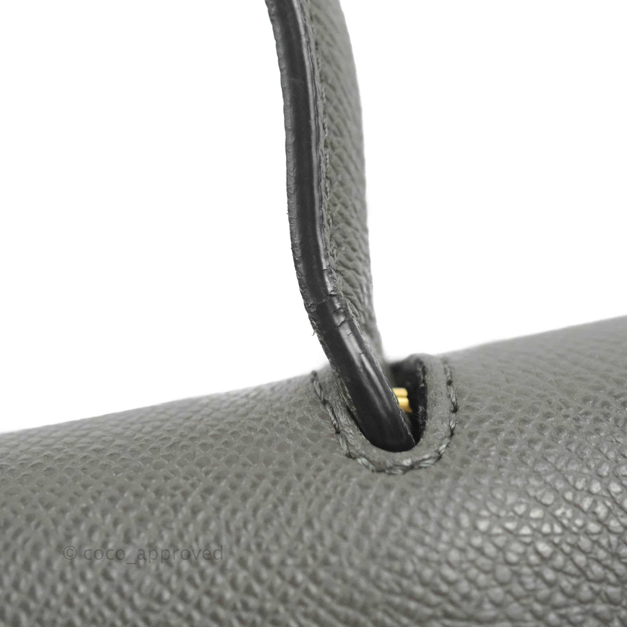 Celine Grained Calfskin Nano Belt Bag Red Gold Hardware – Coco Approved  Studio