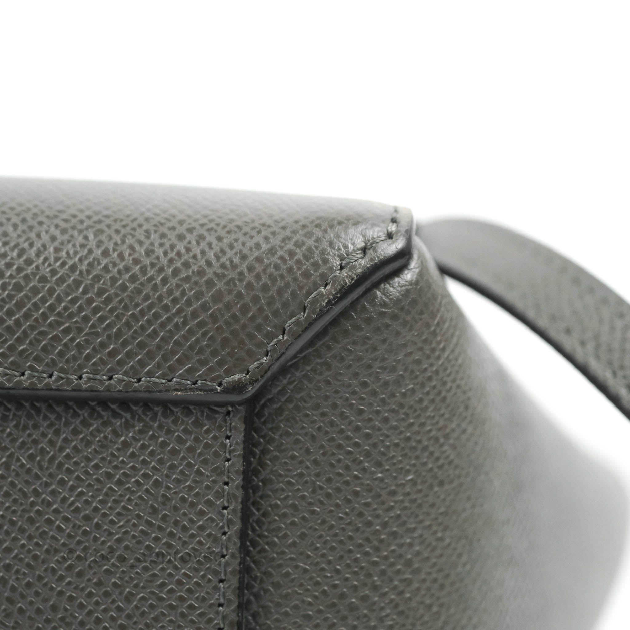Celine Nano Belt Bag Grey Grained Calfskin Gold Hardware – Coco Approved  Studio