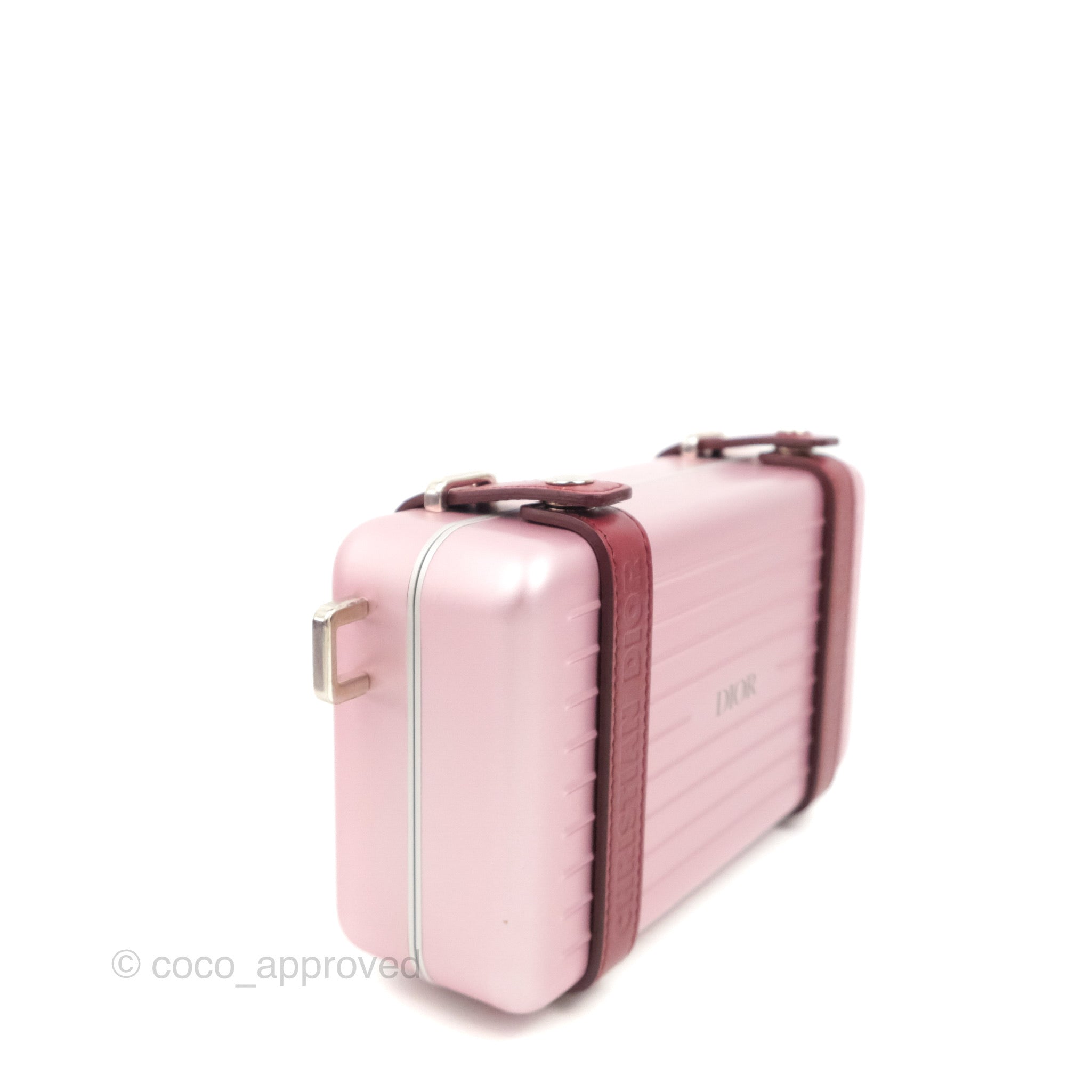 Dior × RIMOWA Collaboration Limited Personalized Clutch Bag Pink