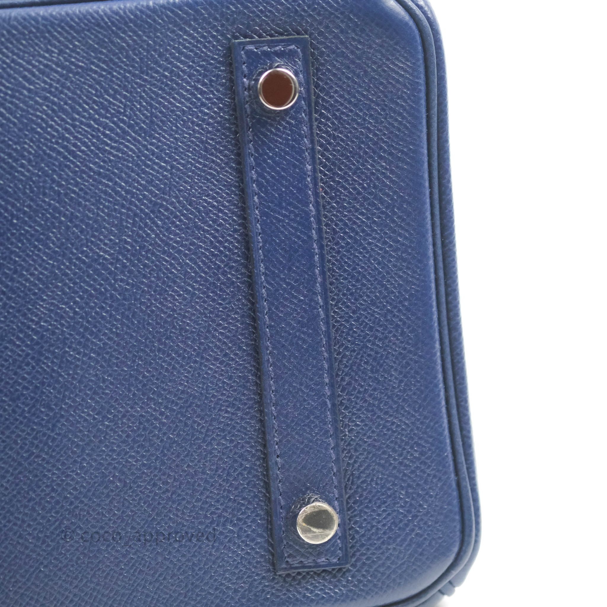 Hermès Birkin 30 Blue Sapphire Epsom Palladium Hardware – Coco