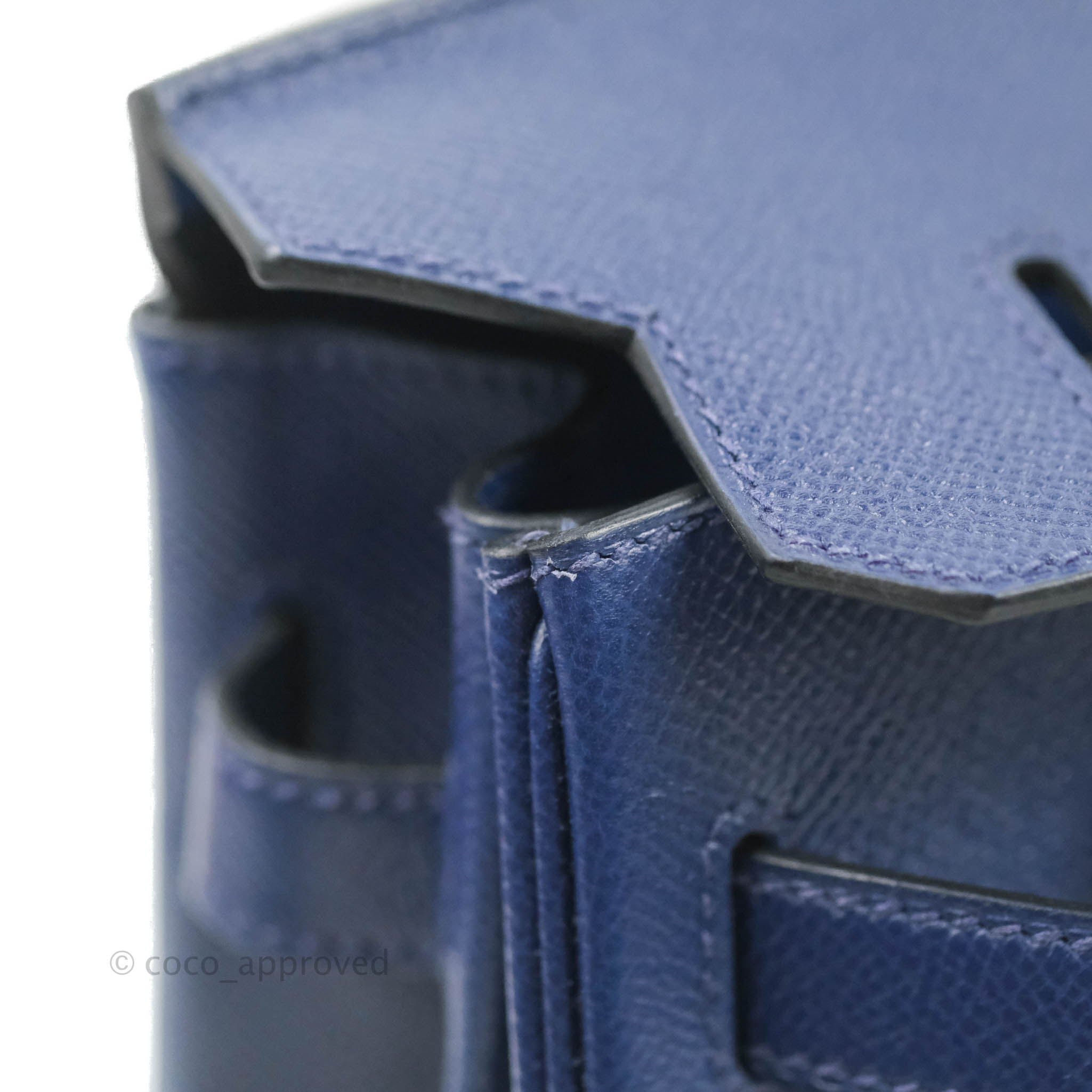 NIB Hermes Birkin 30 cm in Celeste Sky Blue Epsom Leather w Palladium  Hardware 
