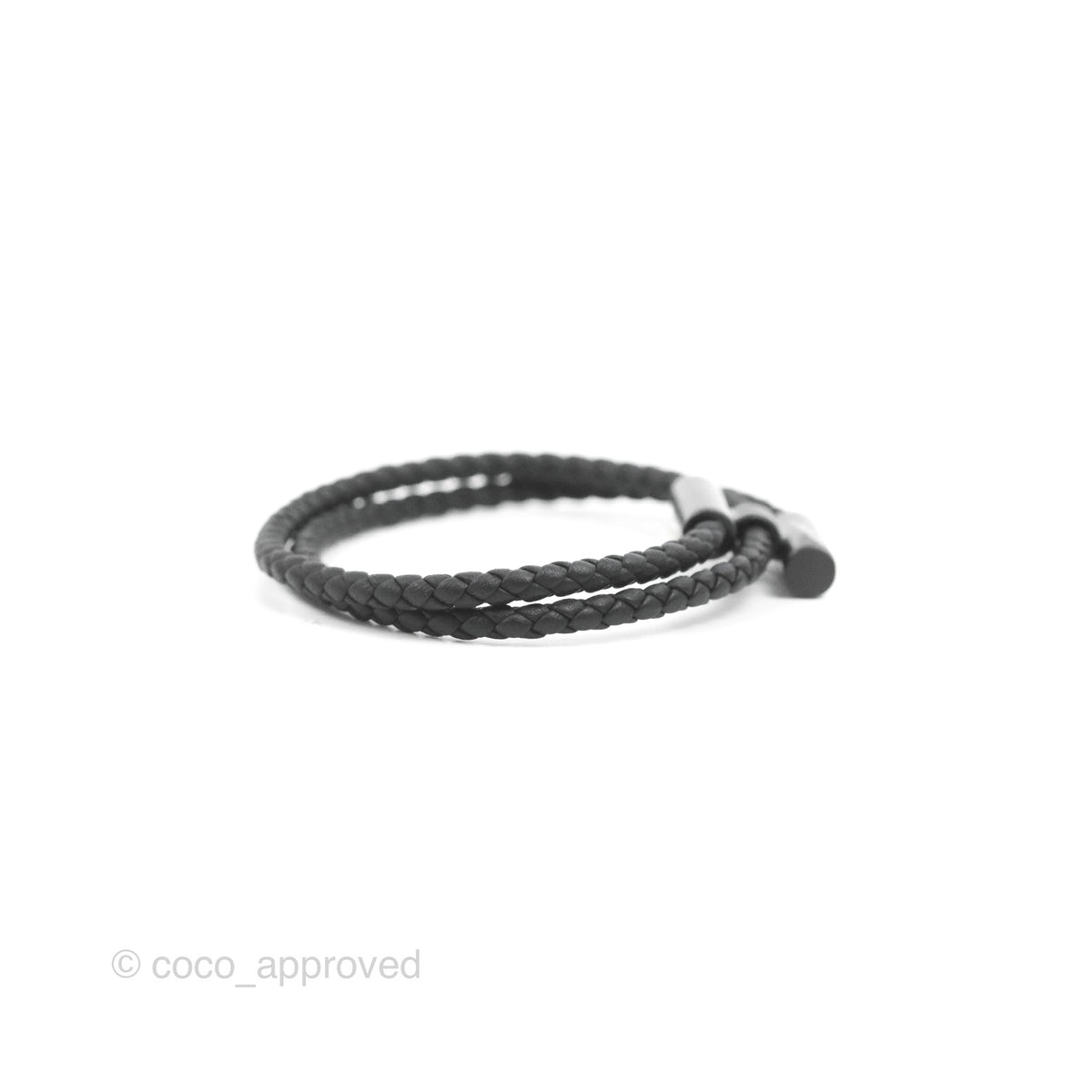 Hermès Tournis Tresse Bracelet Black – Coco Approved Studio