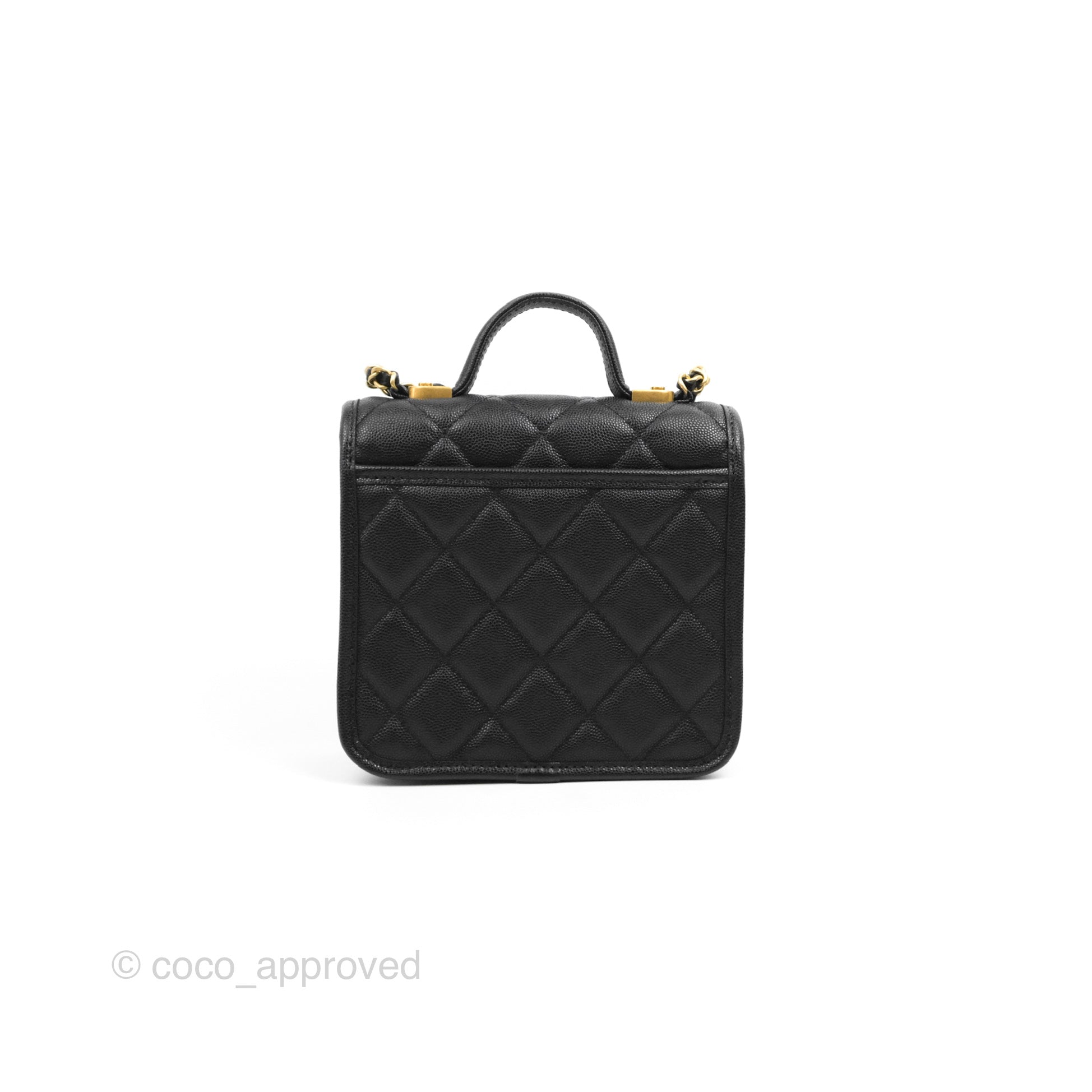 Chanel Black 22 Tote Brushed Gold Hardware, 2022 Available For