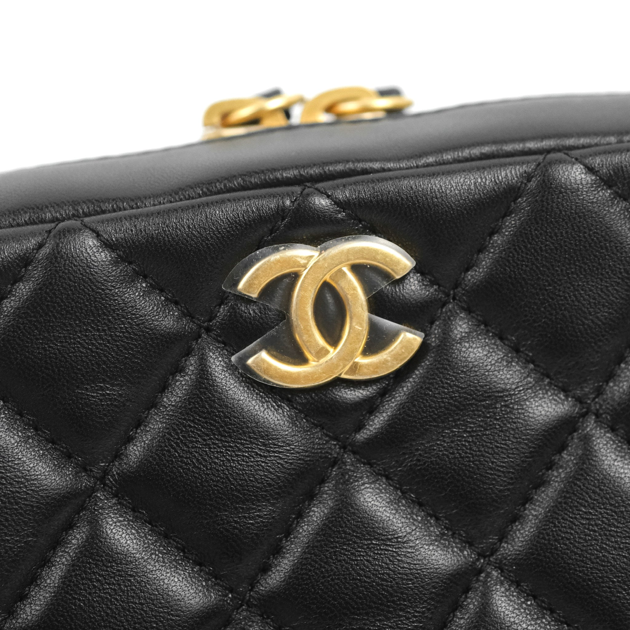 Chanel Pearl Crush Camera Case Quilted Lambskin Small at 1stDibs