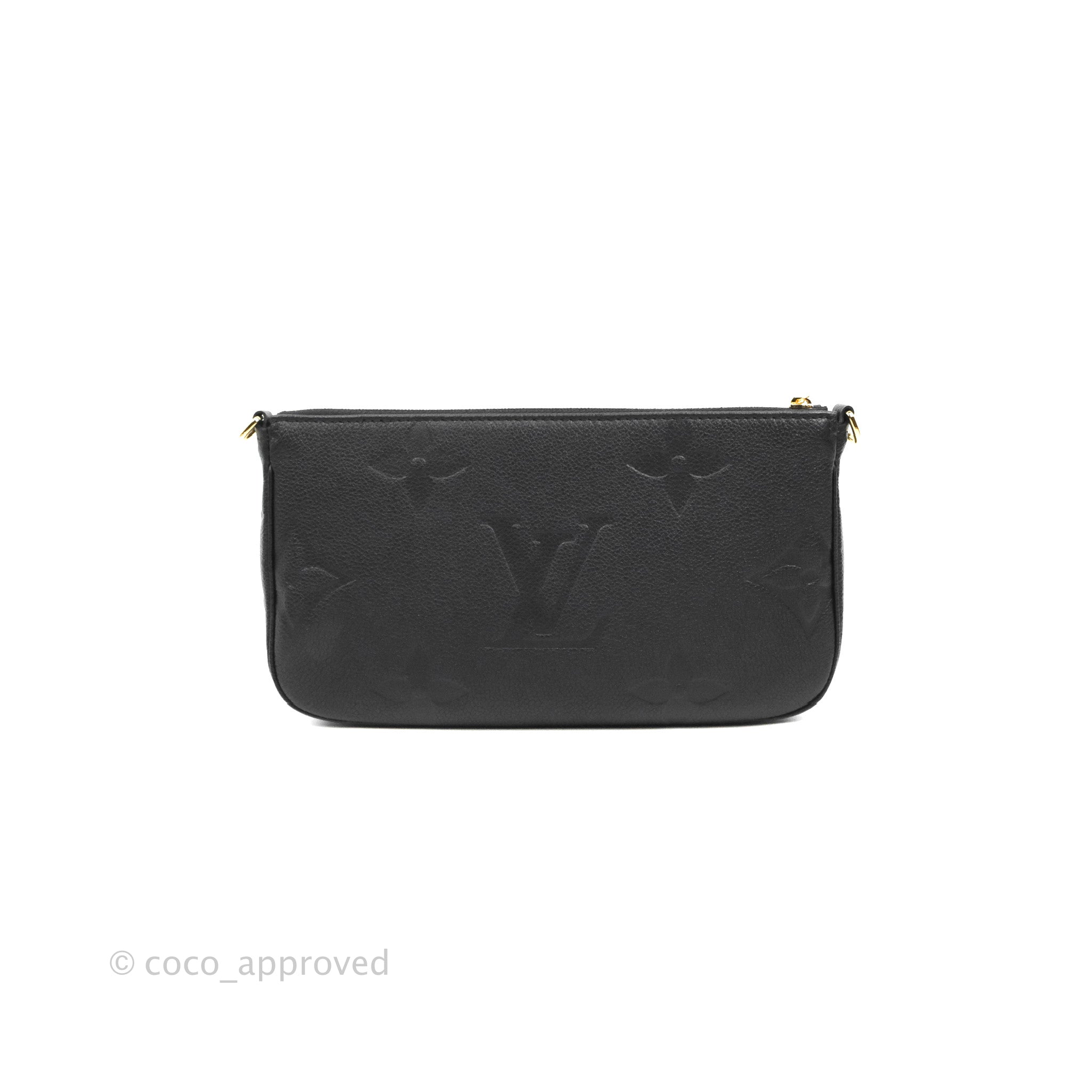 Louis Vuitton Multi Pochette Accessories Monogram Empreinte Black – Coco  Approved Studio