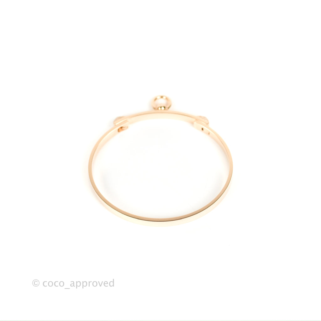 Hermès Collier De Chien Bracelet Rose Gold PM