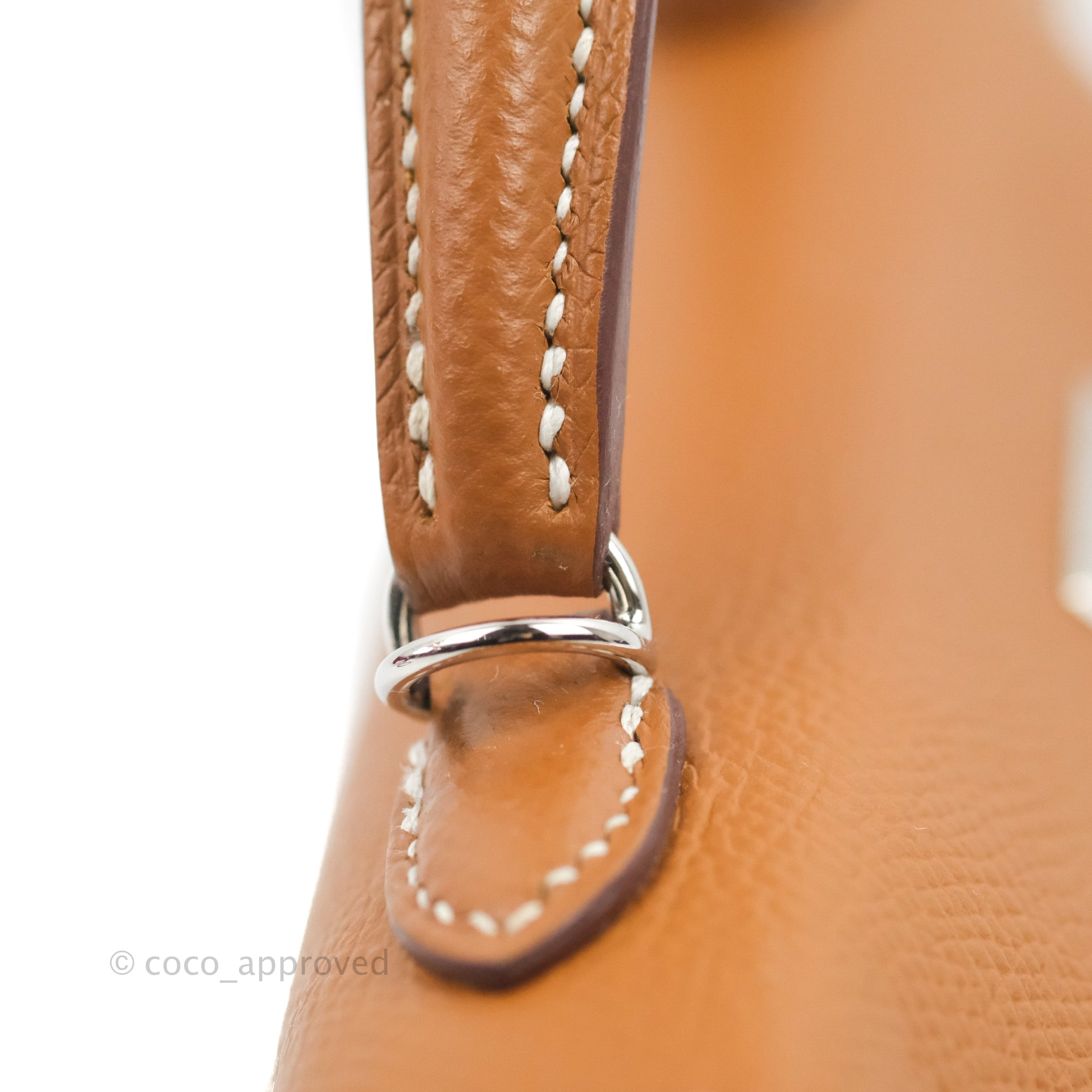 Hermès Mini Kelly II Sellier Gold Epsom Palladium Hardware – Coco Approved  Studio