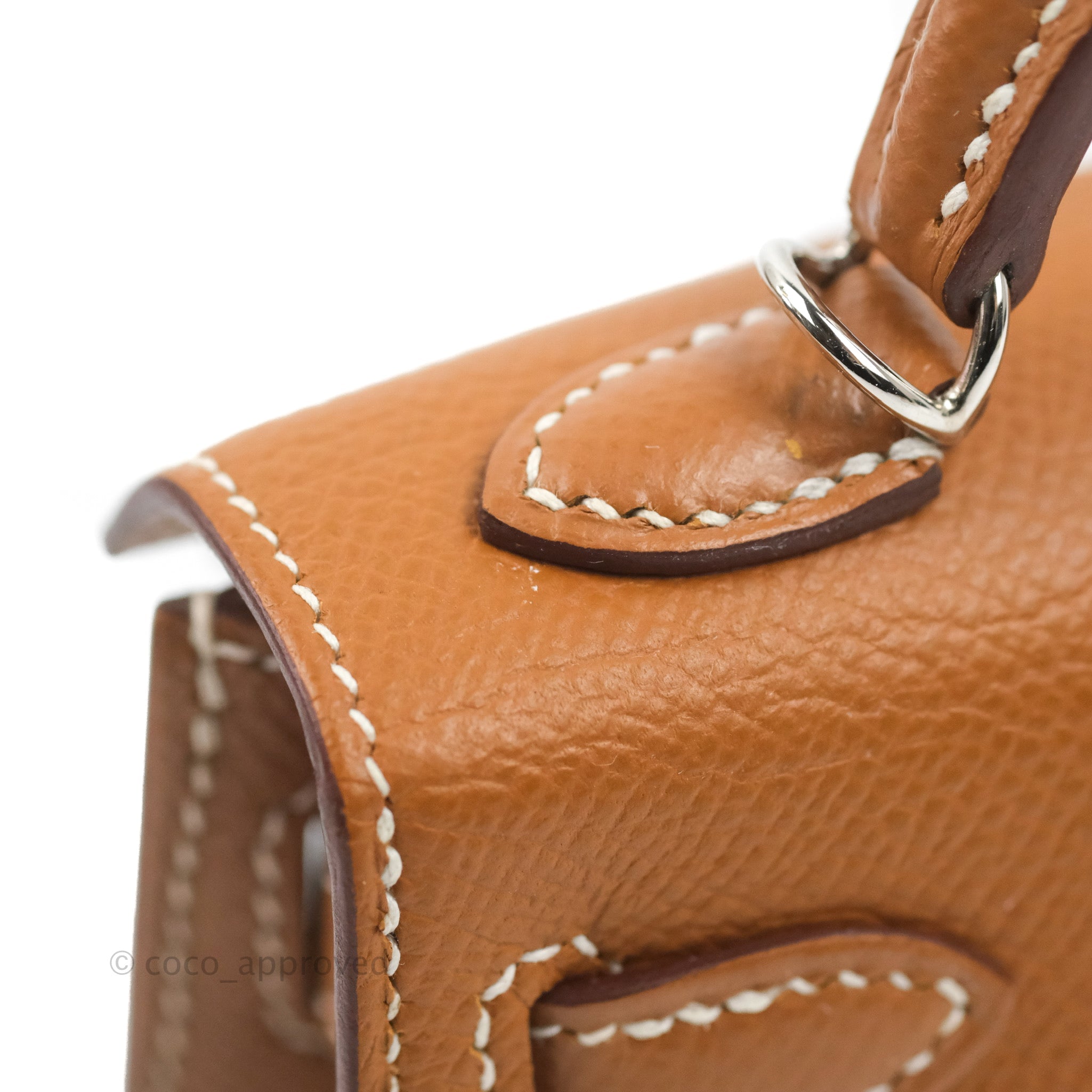 💗 Hermès Mini Kelly II Bubblegum Epsom Leather Palladium Hardware