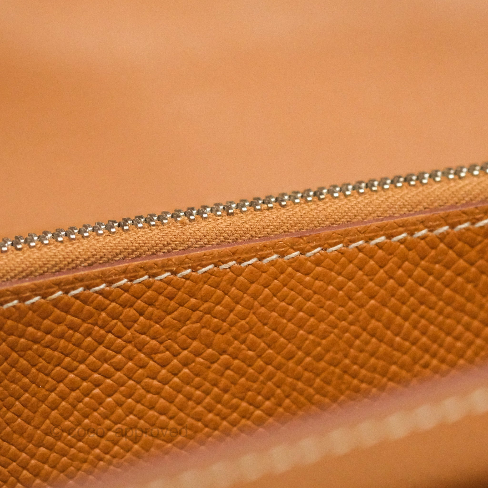 Hermes Constance Wallet To Go Orange Epsom Gold Hardware – Madison