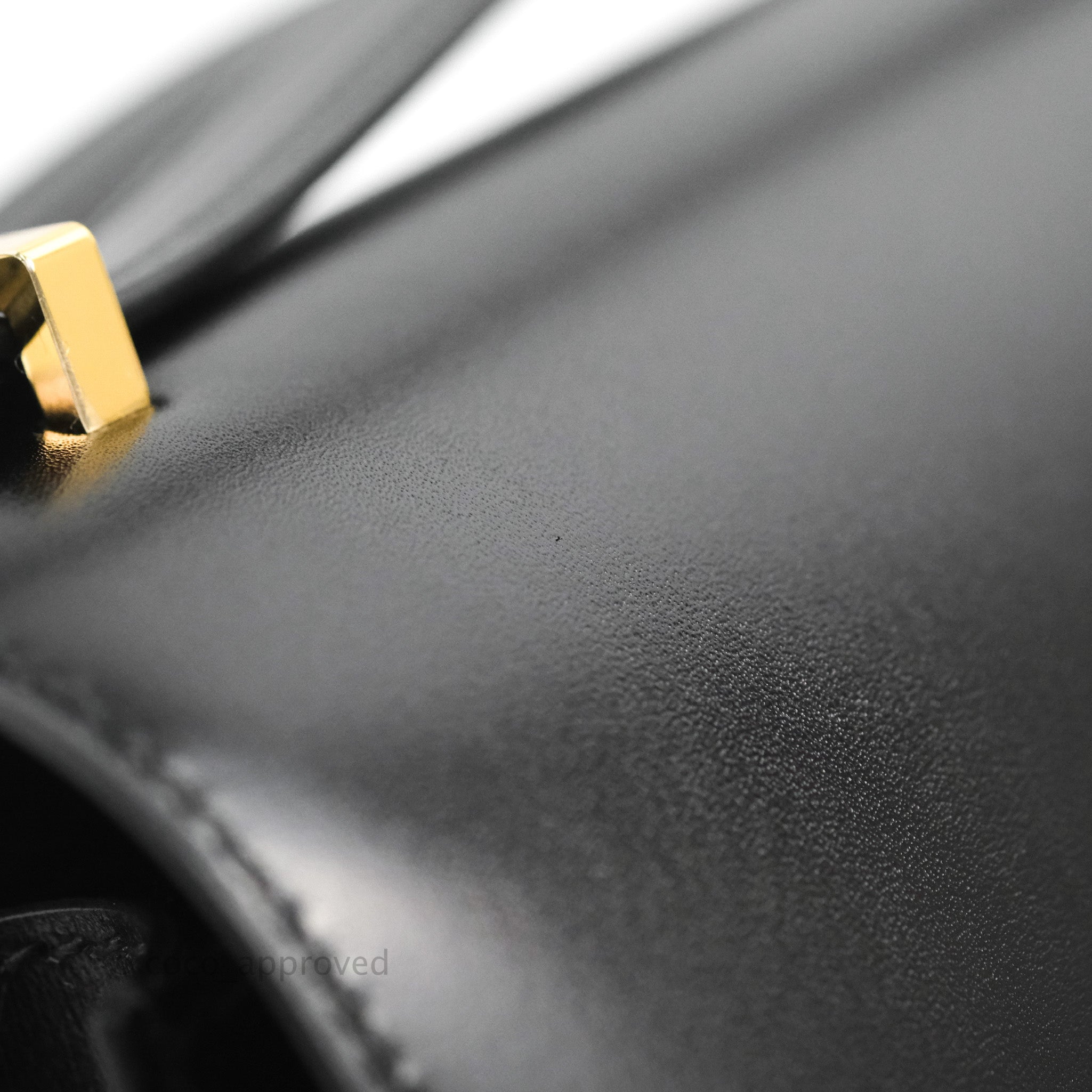 Hermes　Constance mini　Mirror　Black　Box Calf leather　Gold hardware