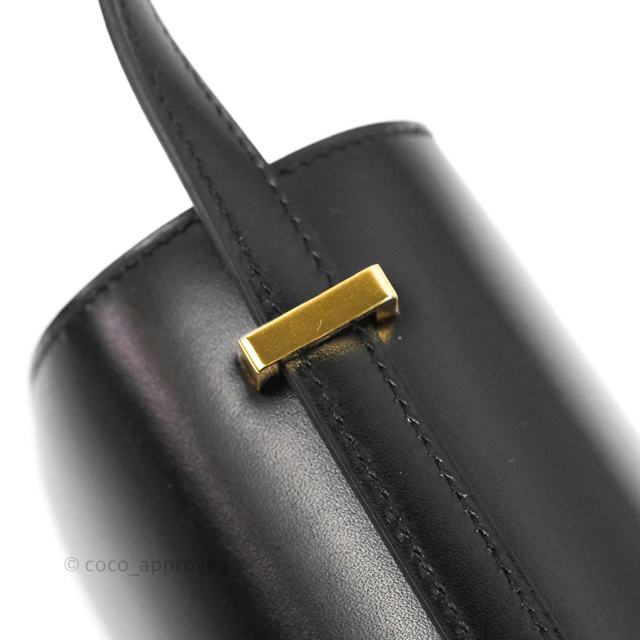 Constance Mini 18 Capucine swift Gold Hardware – Maison Wrist Aficionado