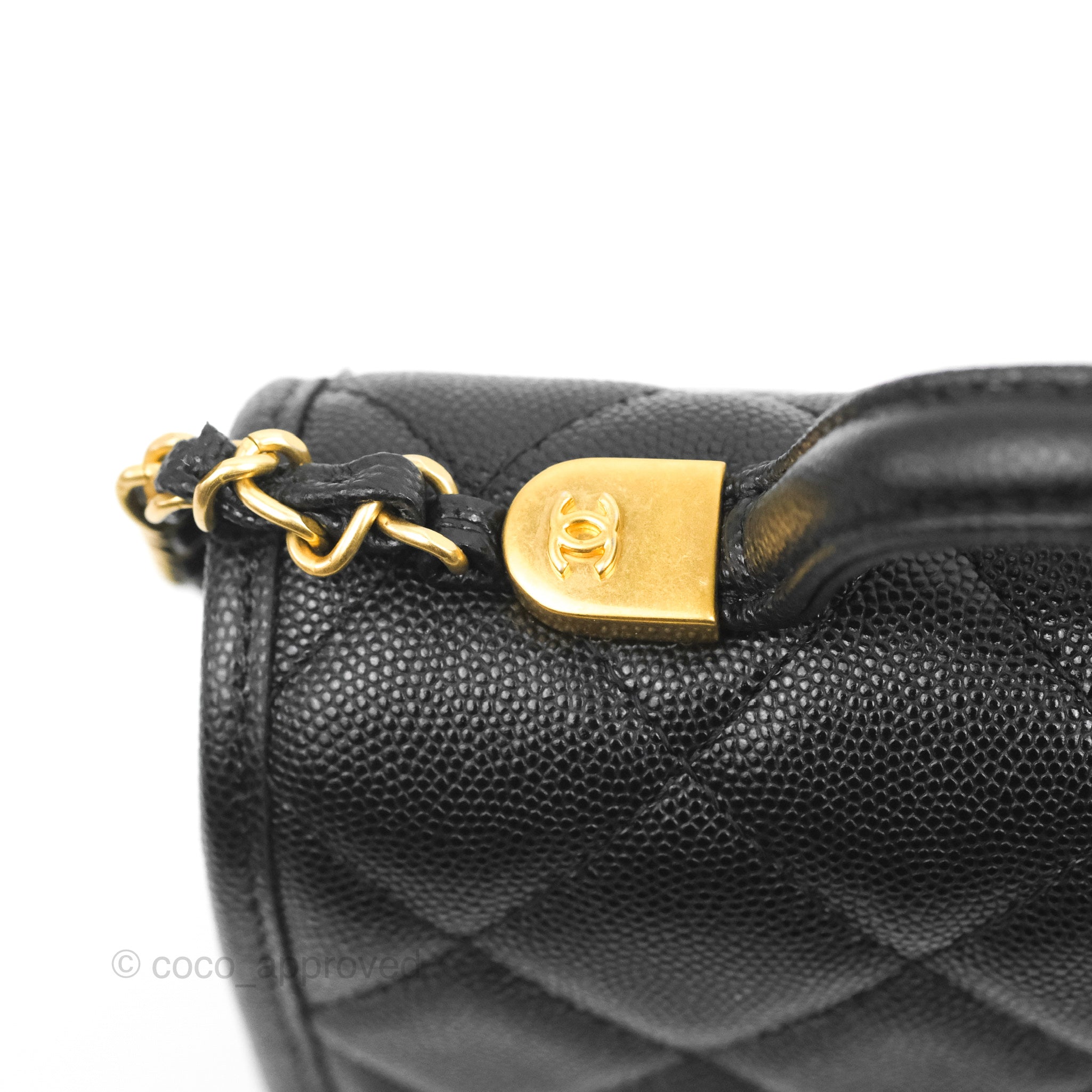chanel handle bag black
